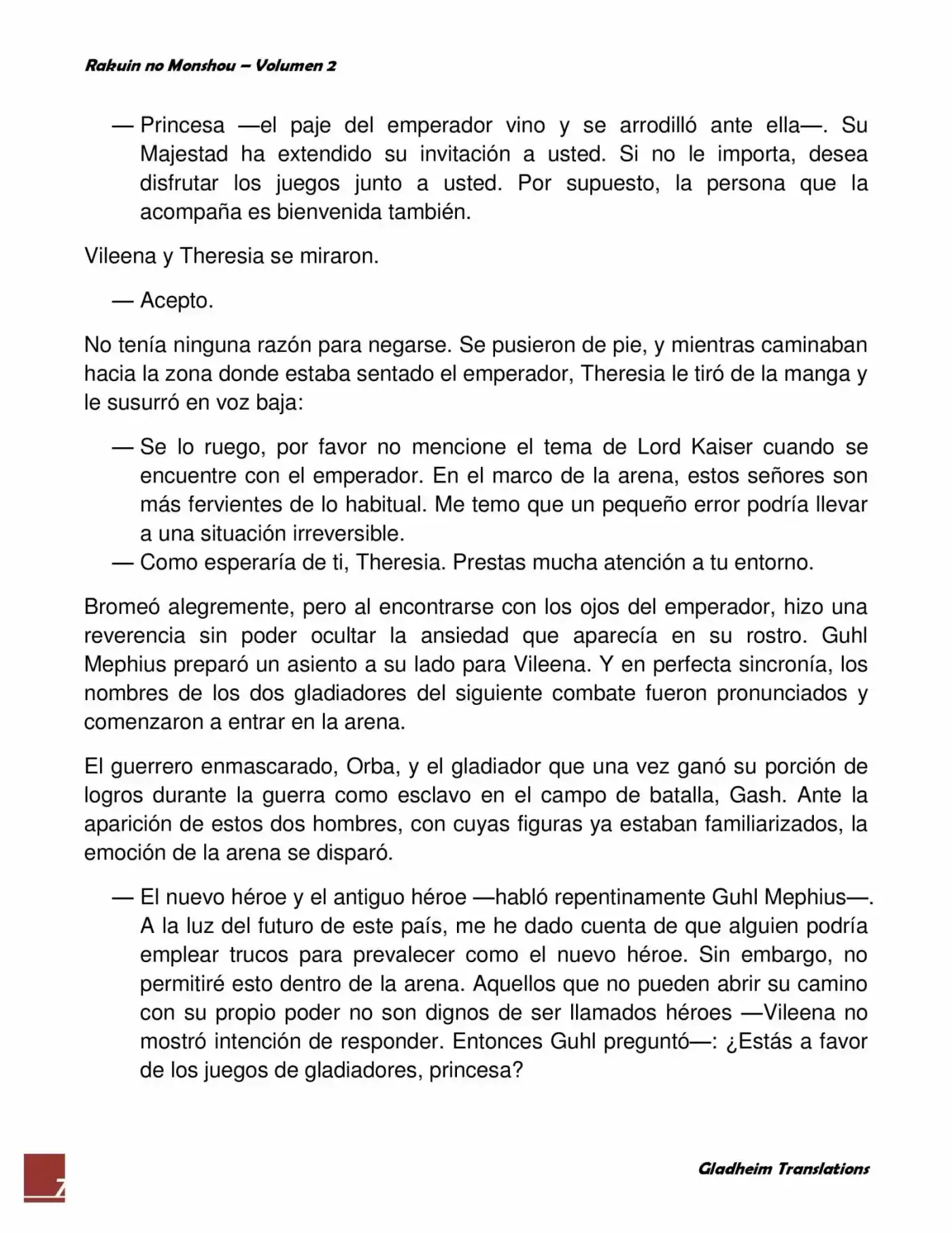 Rakuin No Monshou (Novela) - Capítulo 13 - Página 7 - LectorTMOo