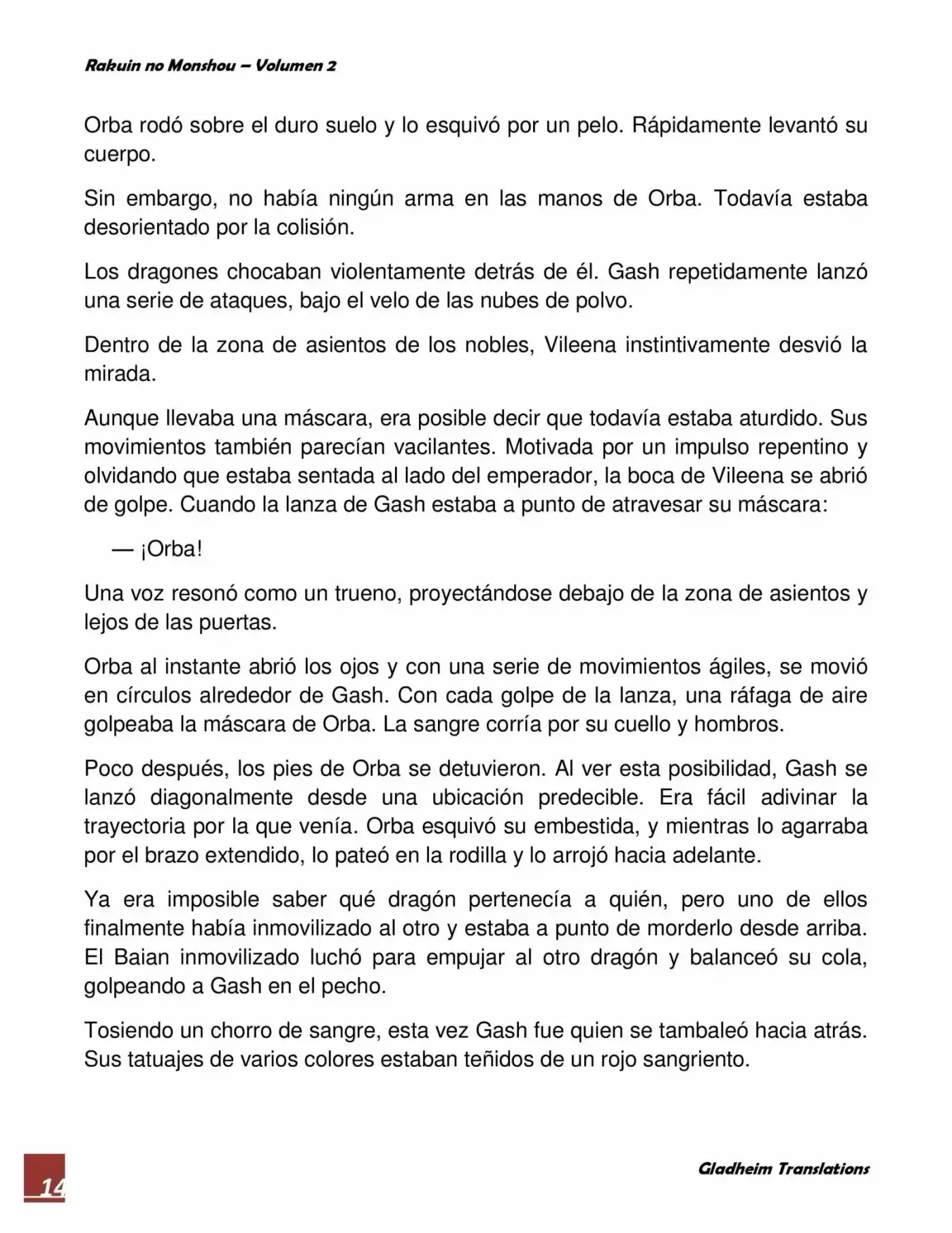 Rakuin No Monshou (Novela) - Capítulo 13 - Página 14 - LectorTMOo