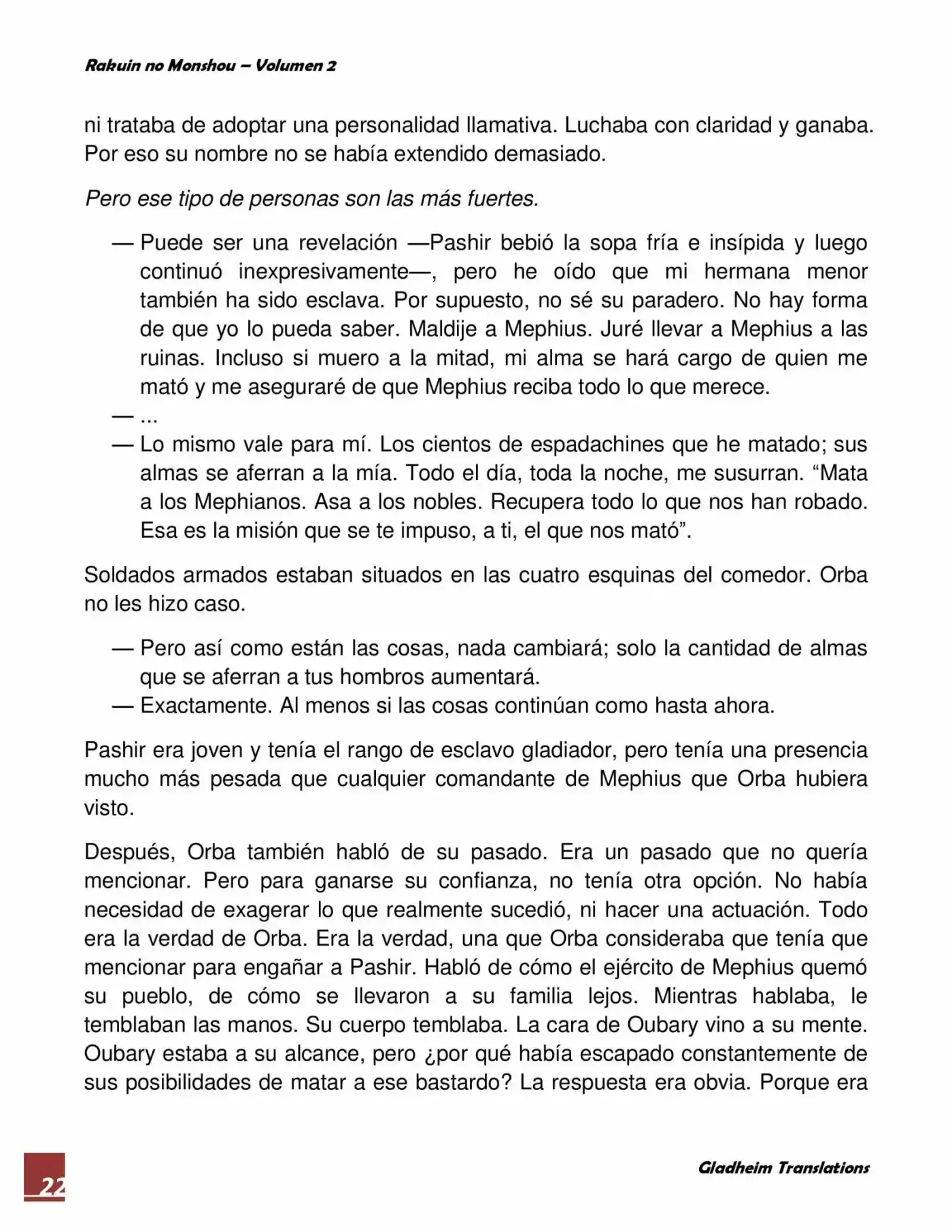Rakuin No Monshou (Novela) - Capítulo 13 - Página 22 - LectorTMOo