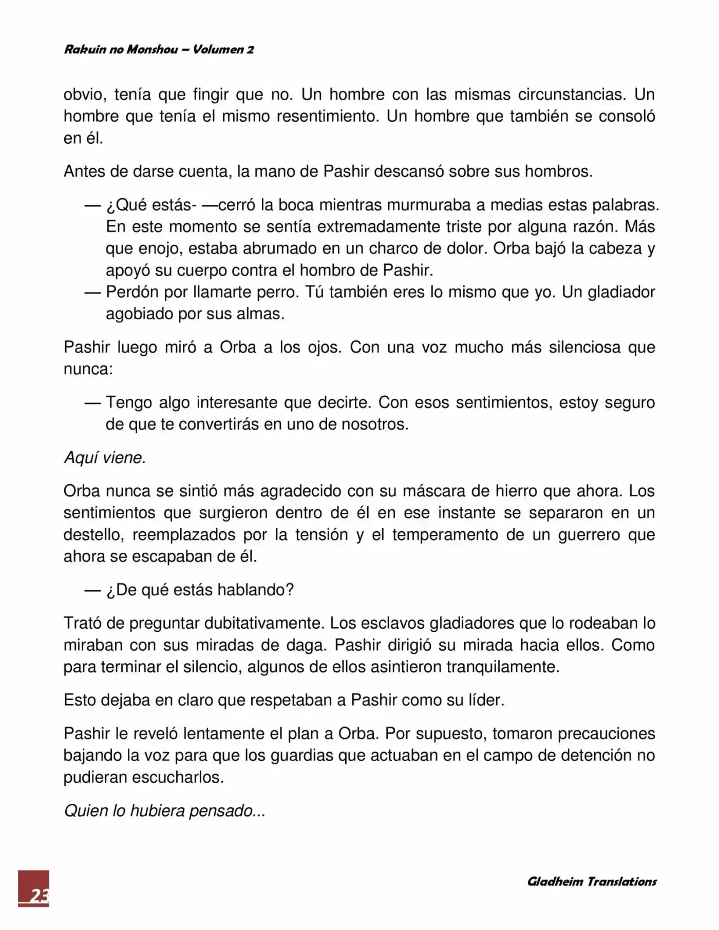 Rakuin No Monshou (Novela) - Capítulo 13 - Página 23 - LectorTMOo