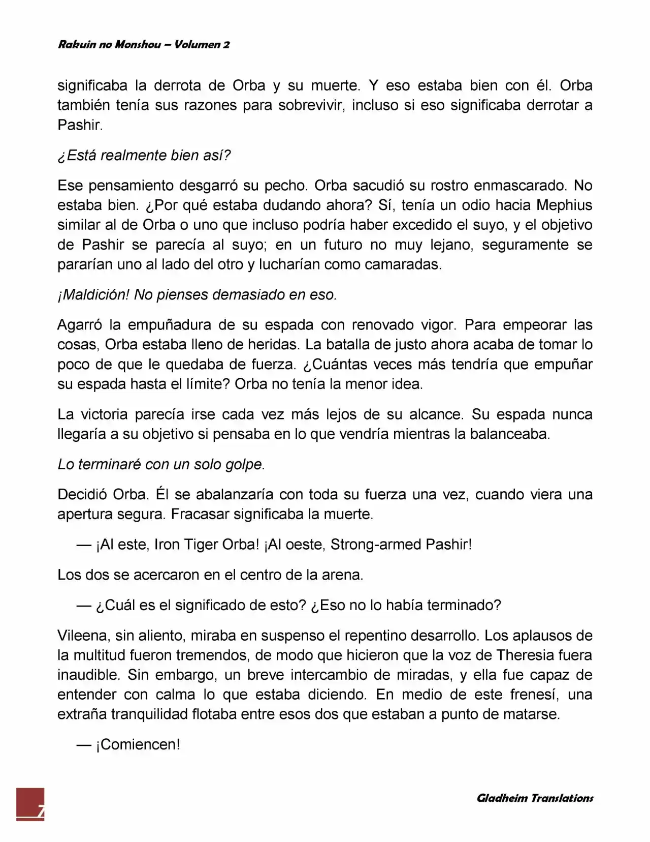 Rakuin No Monshou (Novela) - Capítulo 14 - Página 7 - LectorTMOo