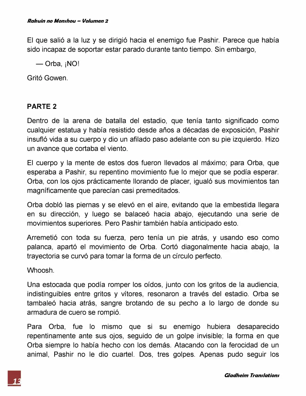 Rakuin No Monshou (Novela) - Capítulo 14 - Página 13 - LectorTMOo