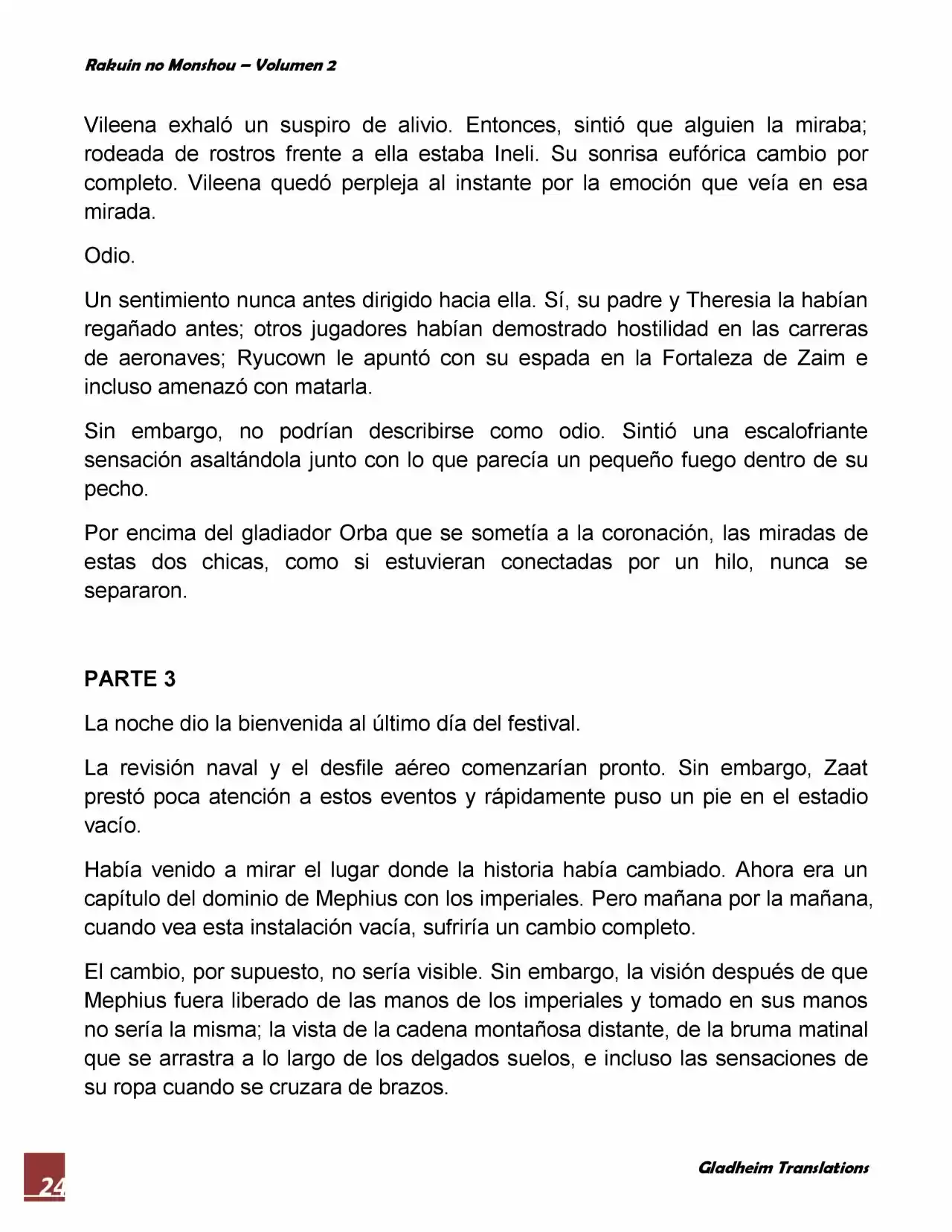 Rakuin No Monshou (Novela) - Capítulo 14 - Página 24 - LectorTMOo