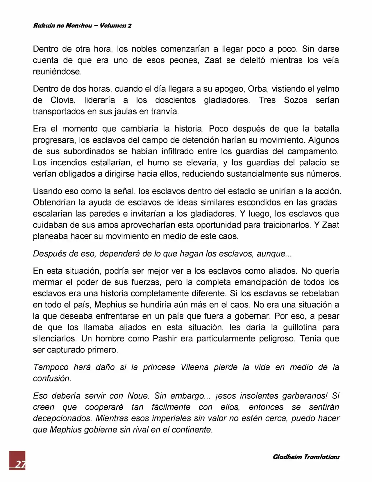 Rakuin No Monshou (Novela) - Capítulo 14 - Página 27 - LectorTMOo