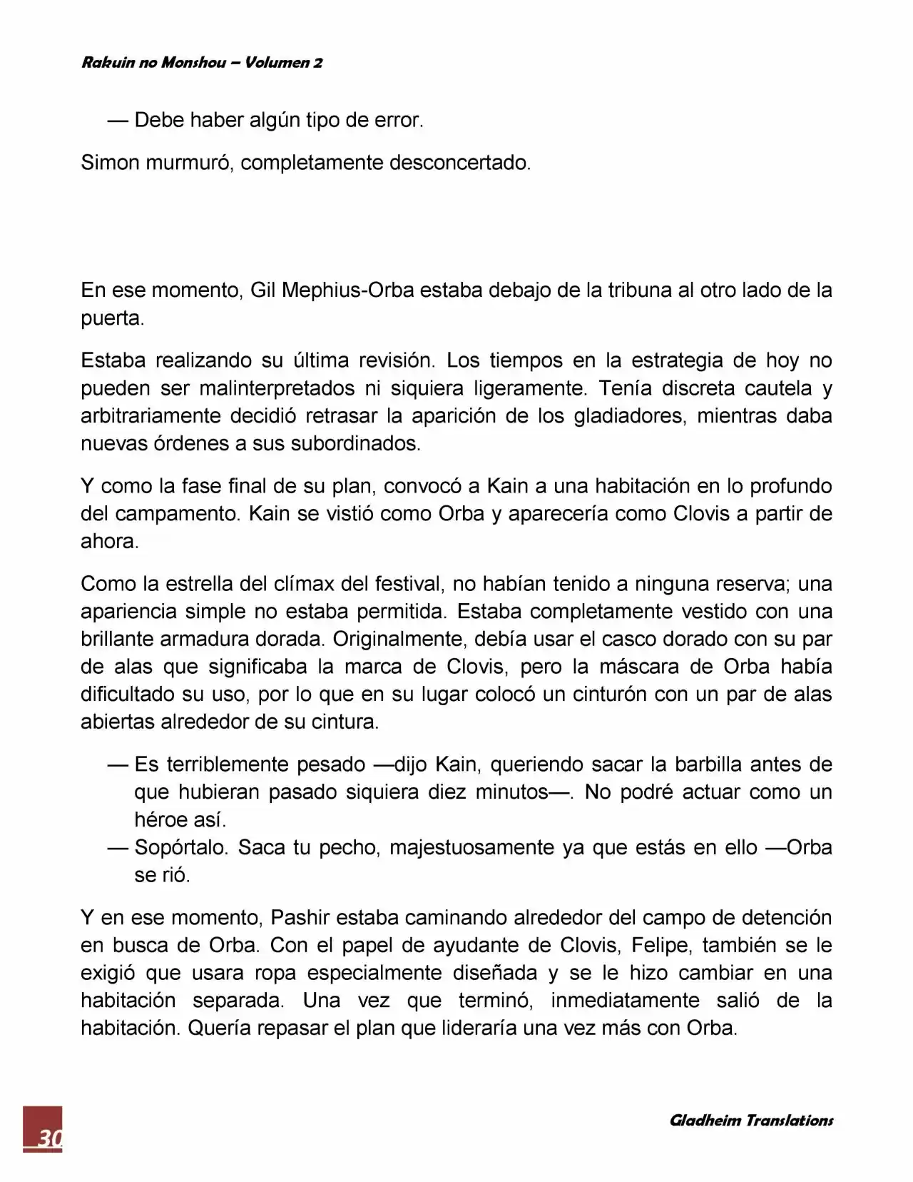 Rakuin No Monshou (Novela) - Capítulo 14 - Página 30 - LectorTMOo
