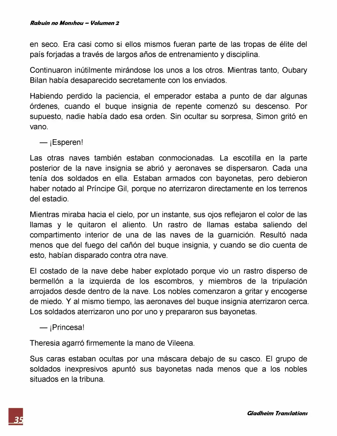 Rakuin No Monshou (Novela) - Capítulo 14 - Página 35 - LectorTMOo