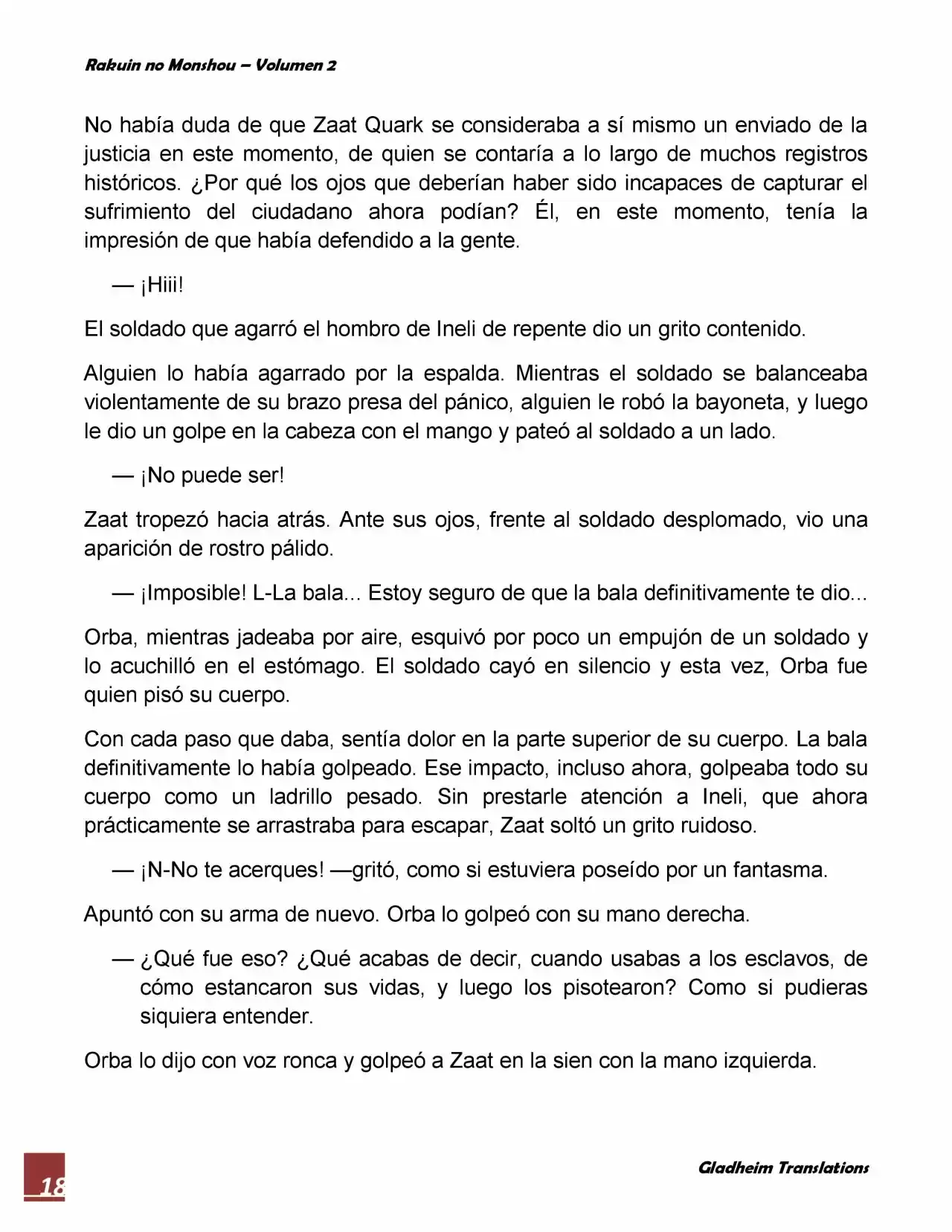 Rakuin No Monshou (Novela) - Capítulo 15 - Página 18 - LectorTMOo