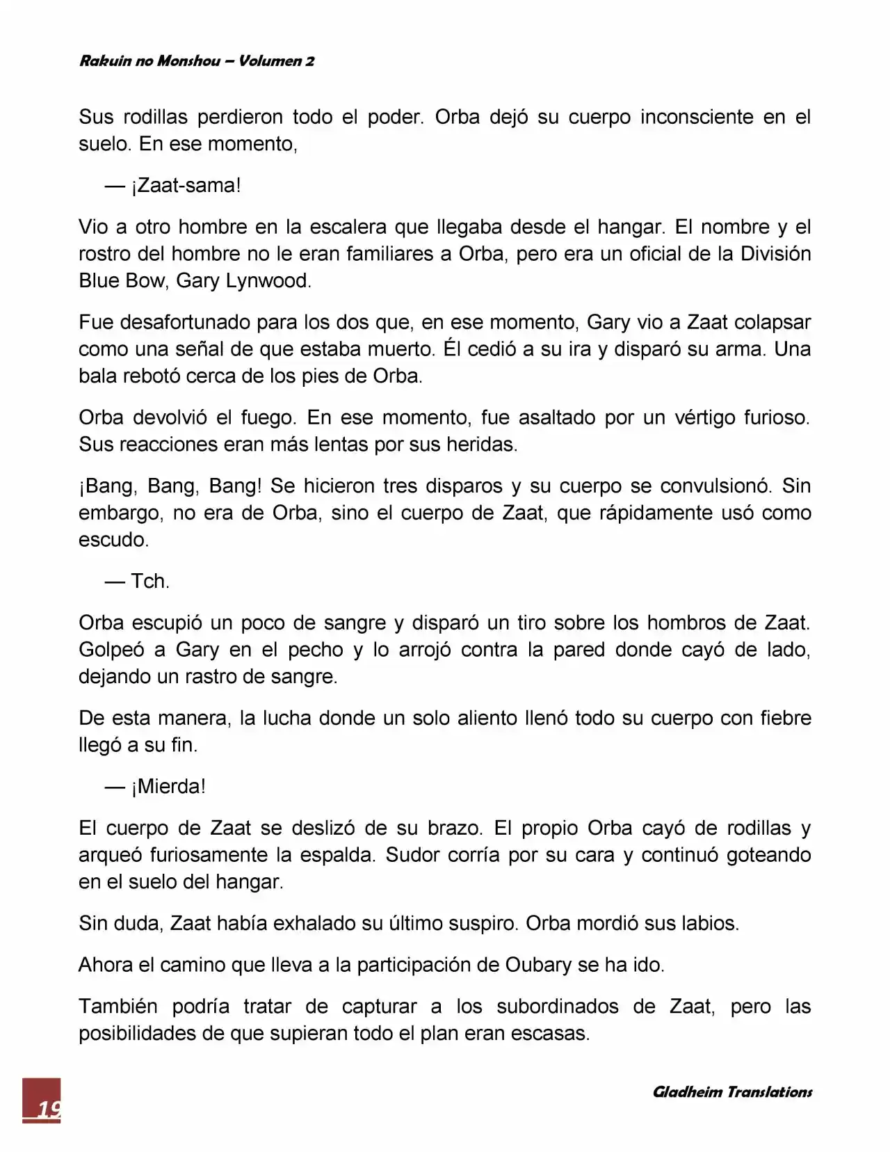 Rakuin No Monshou (Novela) - Capítulo 15 - Página 19 - LectorTMOo