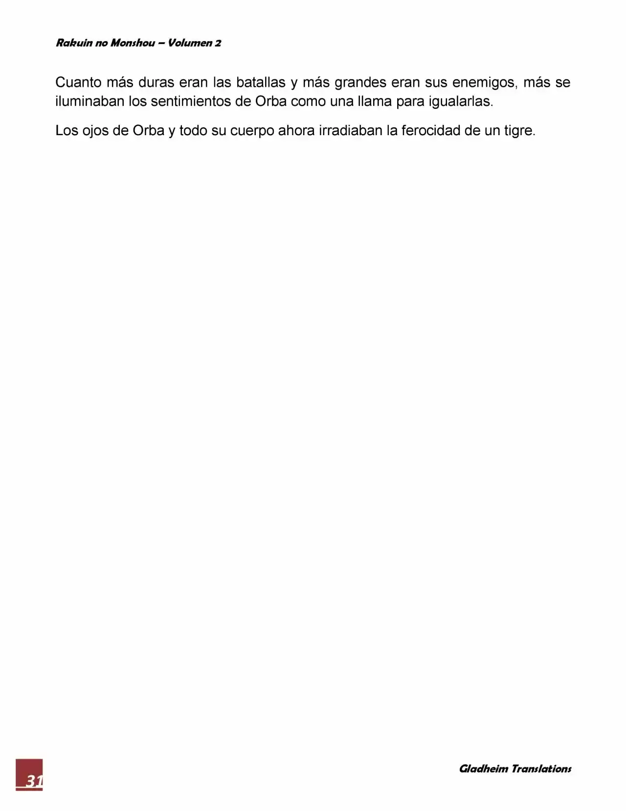 Rakuin No Monshou (Novela) - Capítulo 15 - Página 31 - LectorTMOo