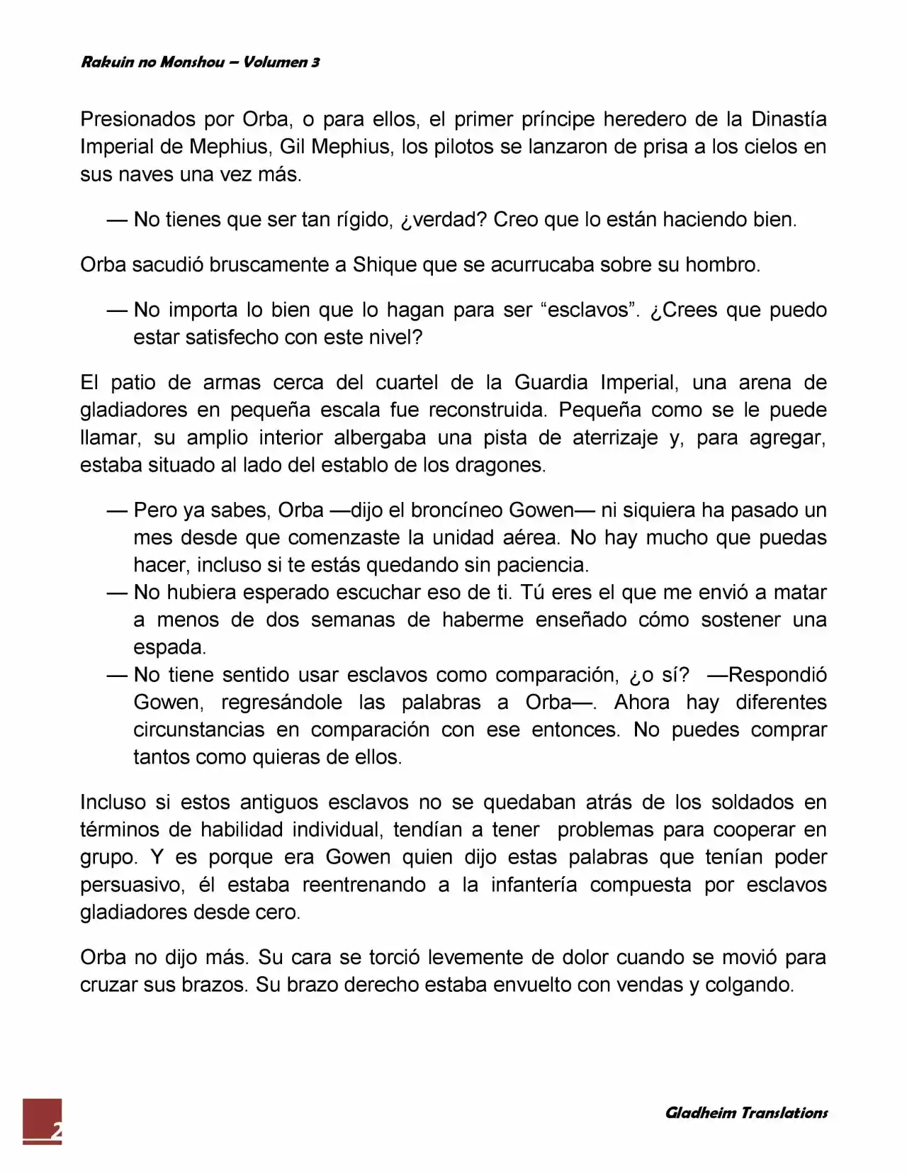 Rakuin No Monshou (Novela) - Capítulo 17 - Página 2 - LectorTMOo