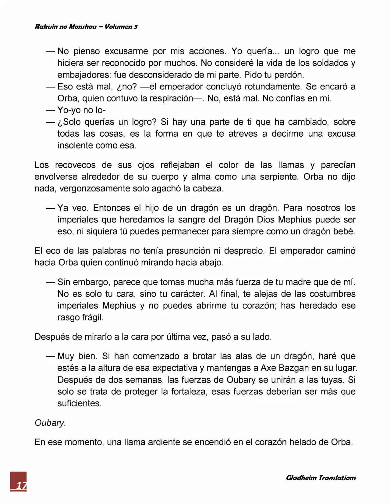 Rakuin No Monshou (Novela) - Capítulo 17 - Página 16 - LectorTMOo