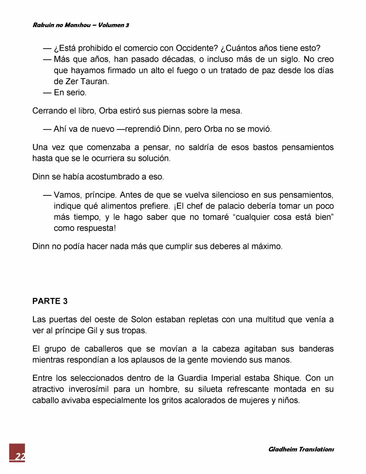 Rakuin No Monshou (Novela) - Capítulo 17 - Página 21 - LectorTMOo