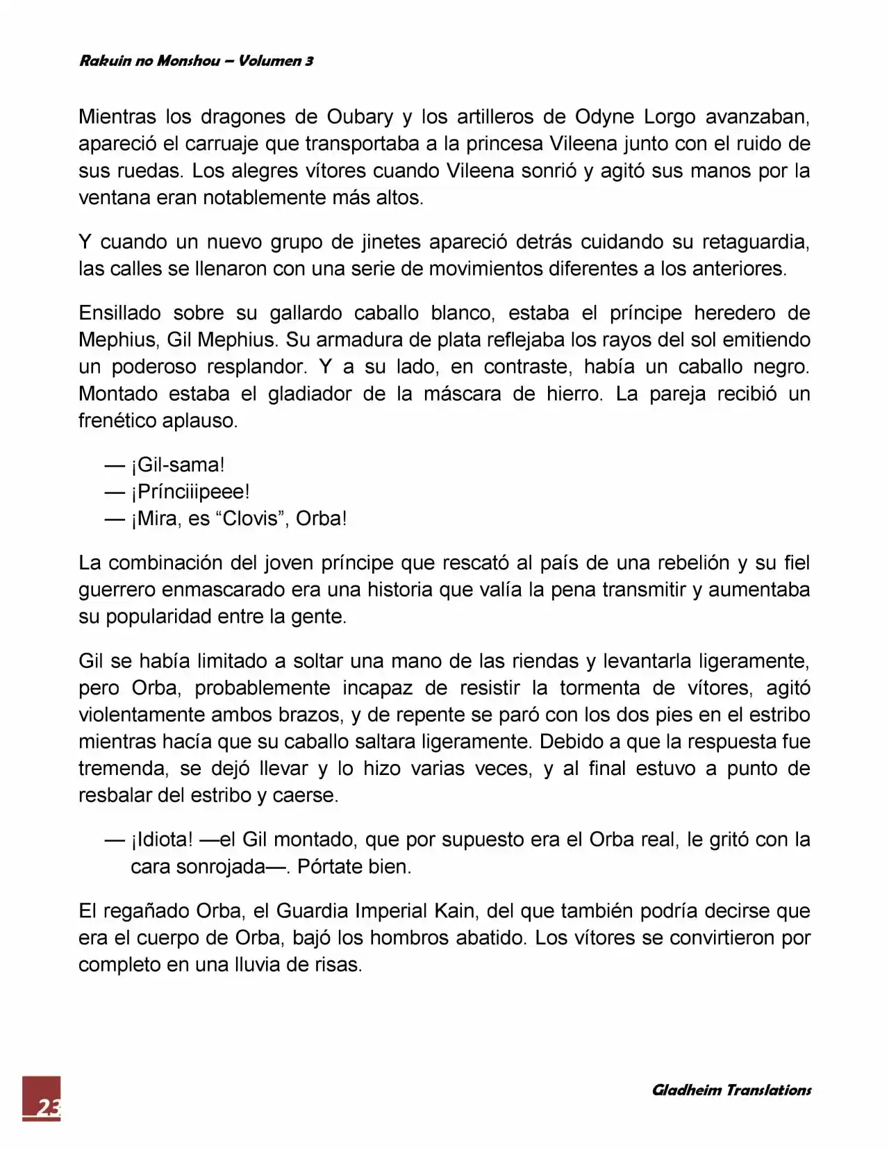 Rakuin No Monshou (Novela) - Capítulo 17 - Página 22 - LectorTMOo