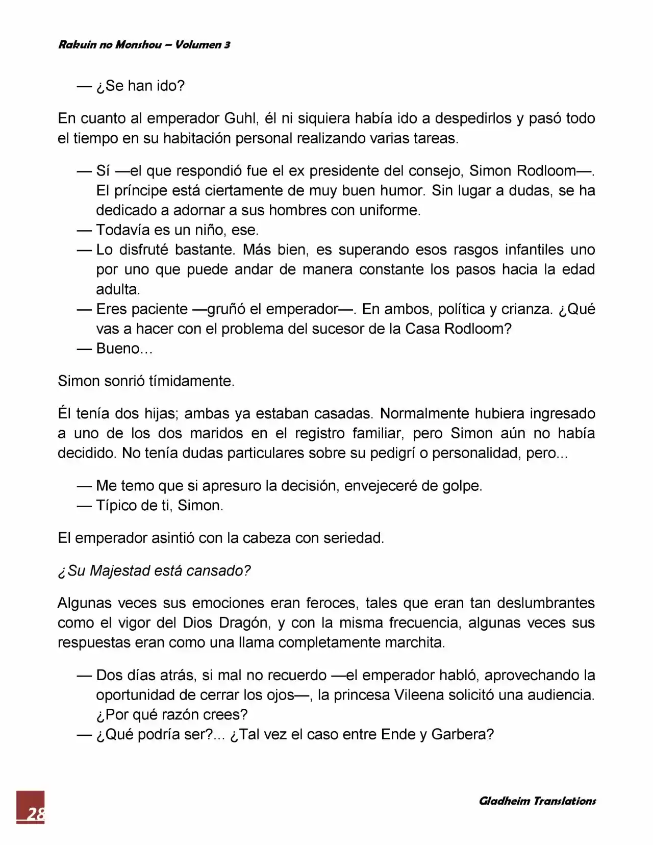Rakuin No Monshou (Novela) - Capítulo 17 - Página 27 - LectorTMOo