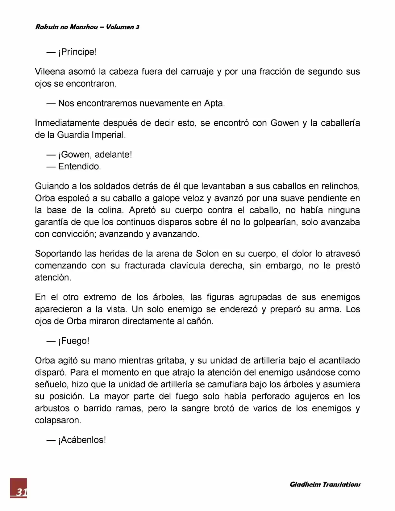 Rakuin No Monshou (Novela) - Capítulo 18 - Página 31 - LectorTMOo