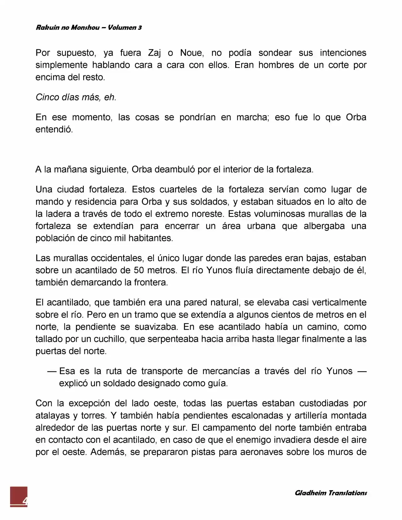 Rakuin No Monshou (Novela) - Capítulo 19 - Página 4 - LectorTMOo