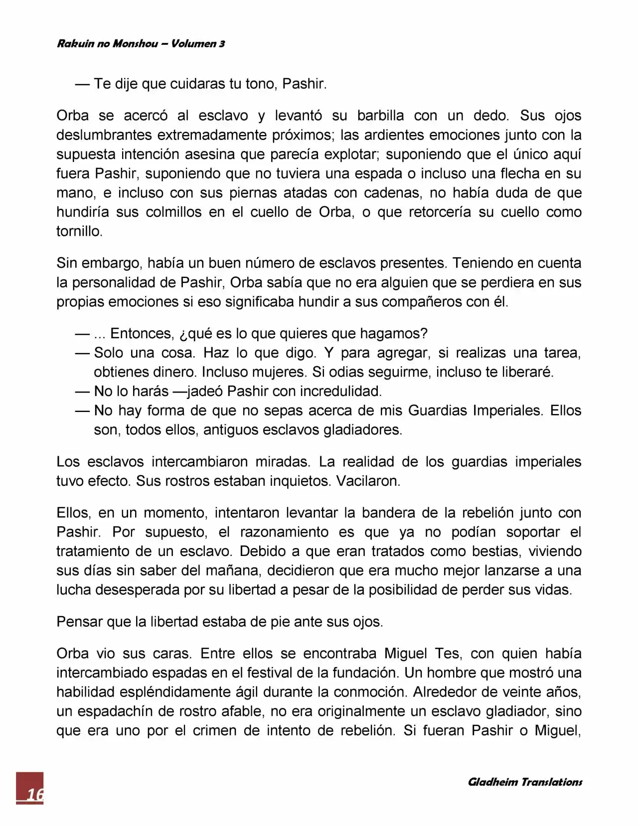 Rakuin No Monshou (Novela) - Capítulo 19 - Página 16 - LectorTMOo