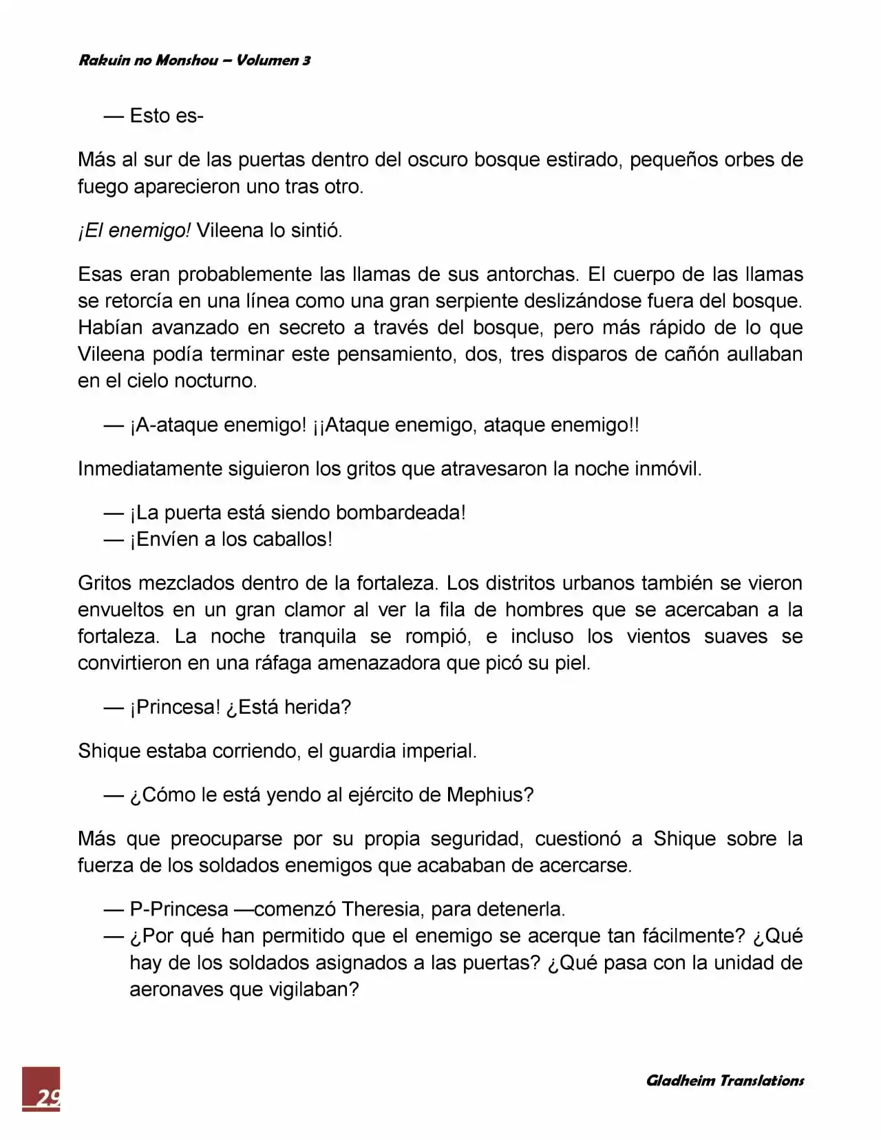 Rakuin No Monshou (Novela) - Capítulo 19 - Página 29 - LectorTMOo