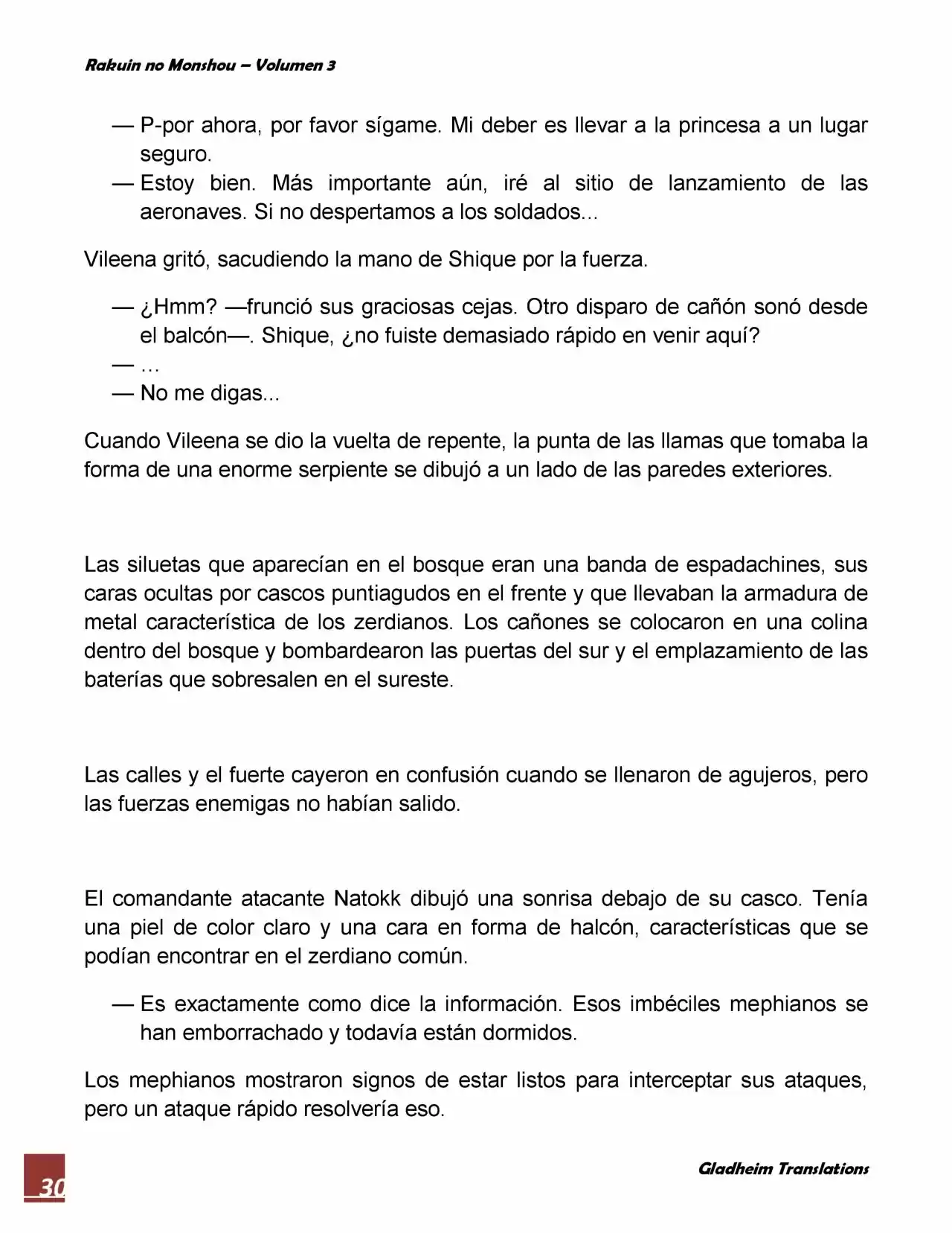 Rakuin No Monshou (Novela) - Capítulo 19 - Página 30 - LectorTMOo