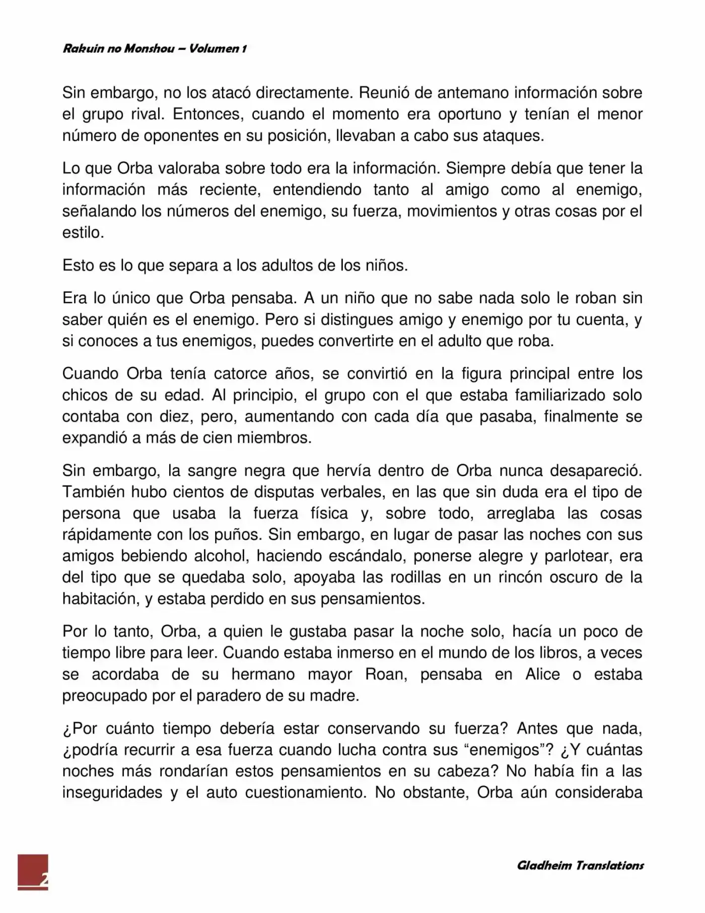 Rakuin No Monshou (Novela) - Capítulo 2 - Página 2 - LectorTMOo