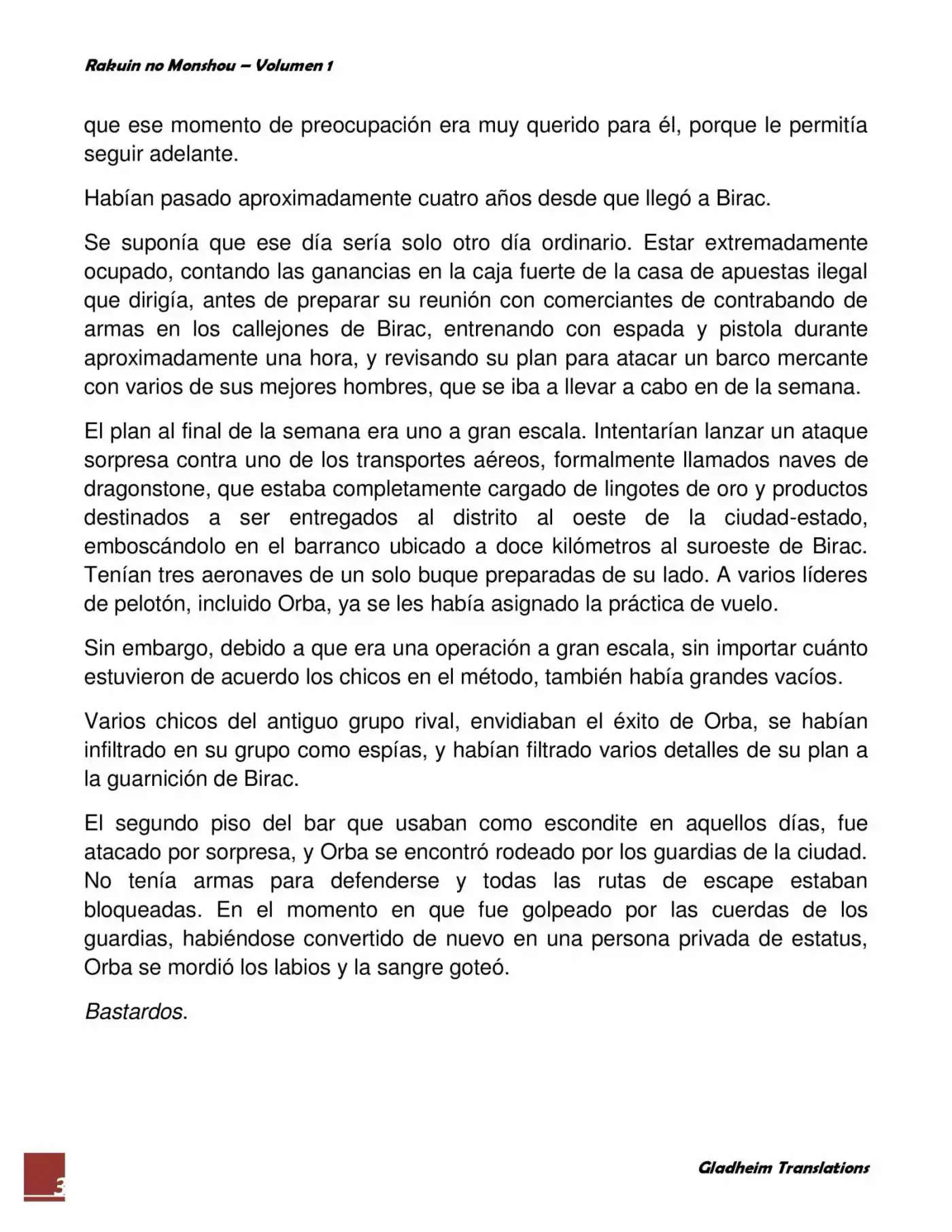 Rakuin No Monshou (Novela) - Capítulo 2 - Página 3 - LectorTMOo