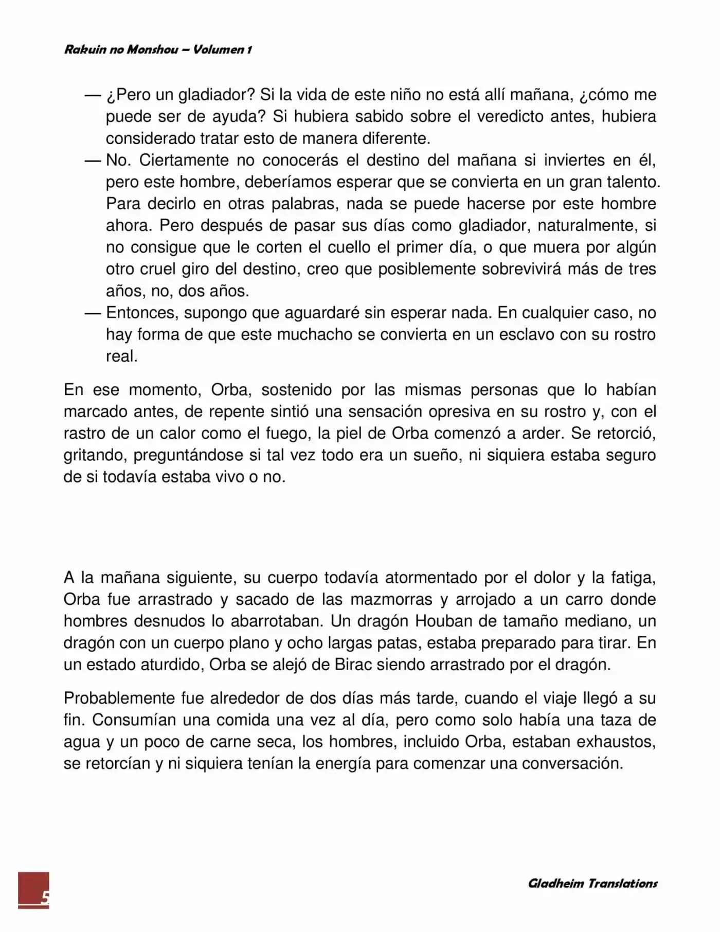 Rakuin No Monshou (Novela) - Capítulo 2 - Página 5 - LectorTMOo