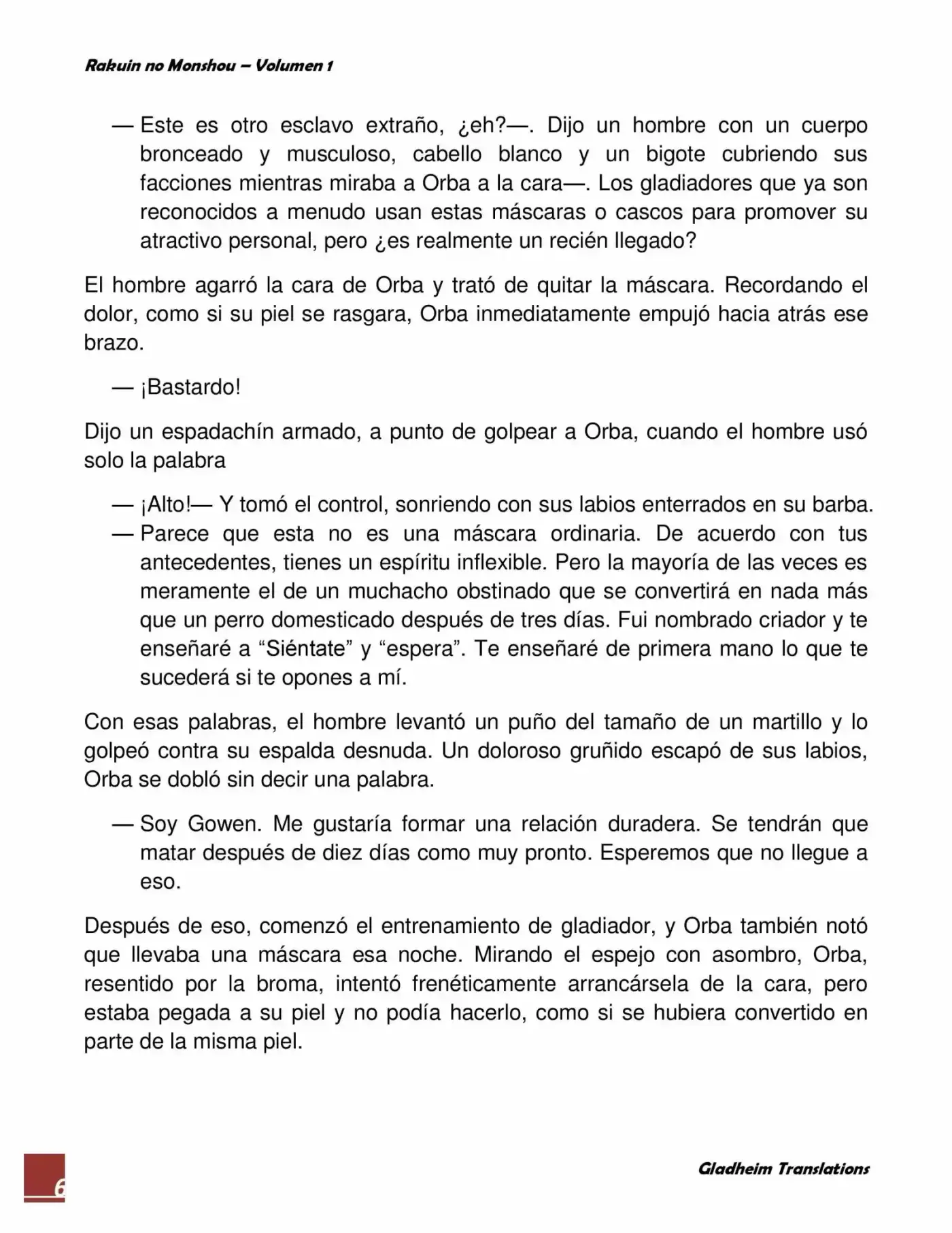 Rakuin No Monshou (Novela) - Capítulo 2 - Página 6 - LectorTMOo