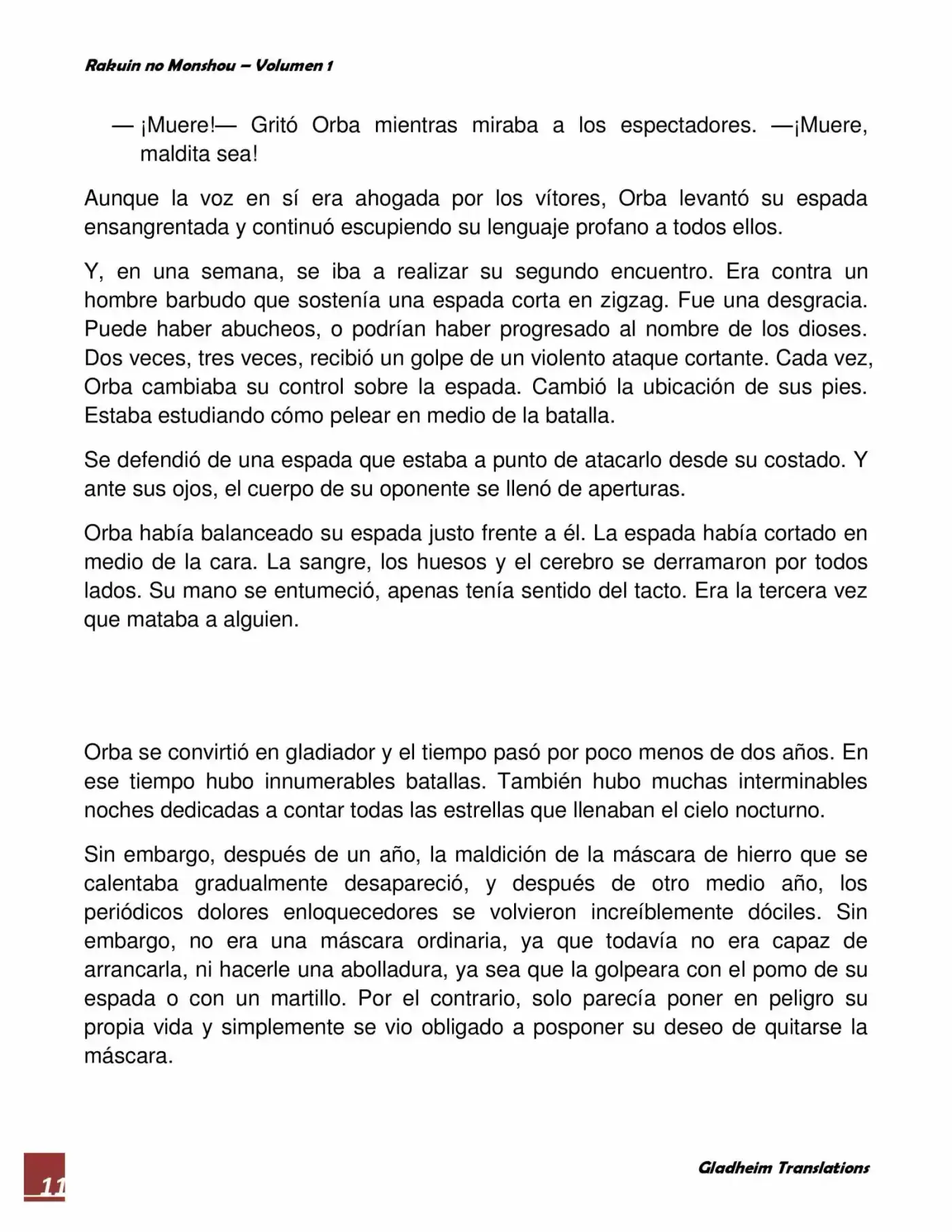 Rakuin No Monshou (Novela) - Capítulo 2 - Página 11 - LectorTMOo