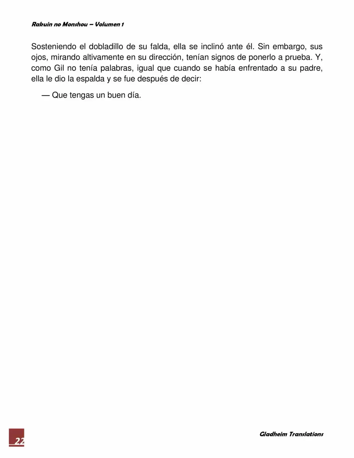Rakuin No Monshou (Novela) - Capítulo 2 - Página 22 - LectorTMOo