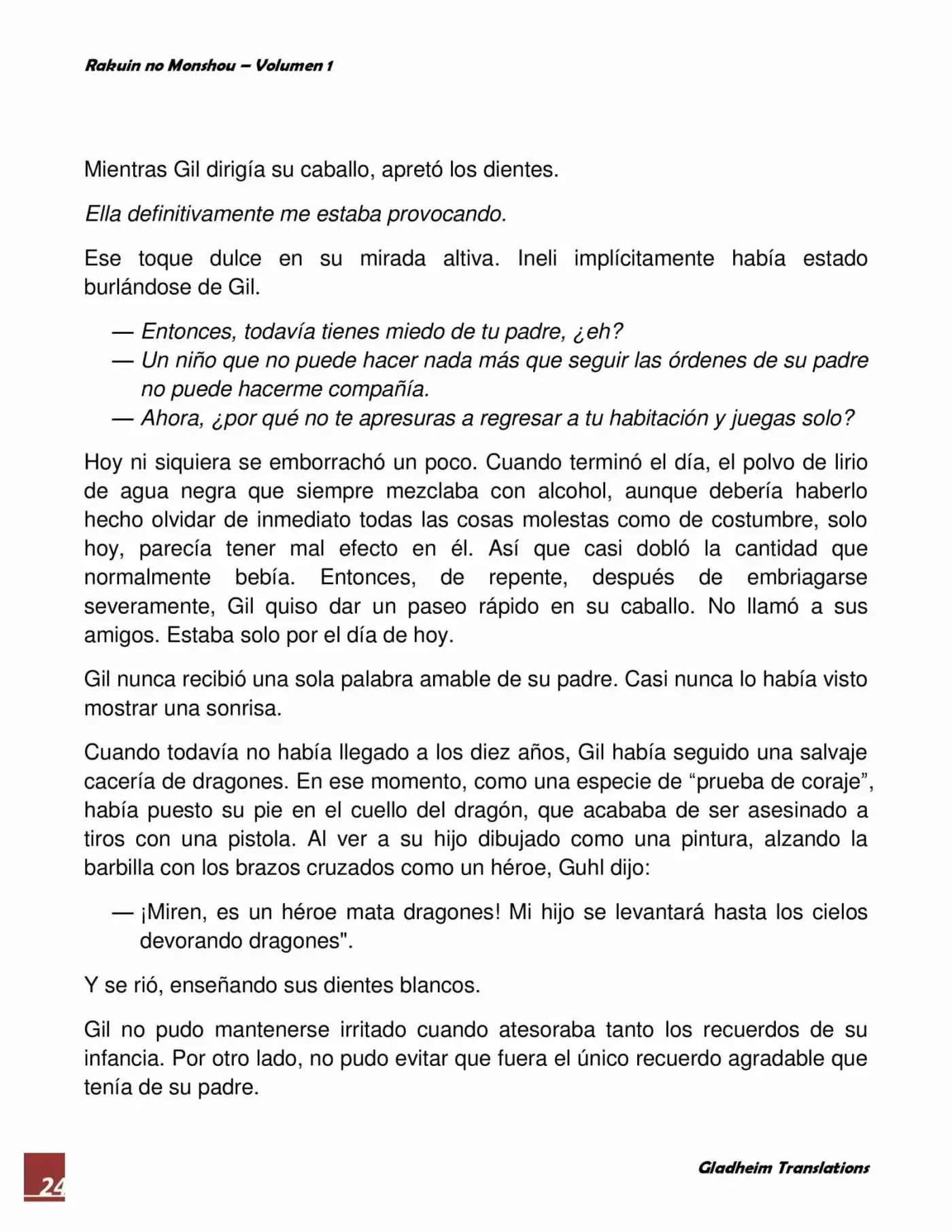 Rakuin No Monshou (Novela) - Capítulo 2 - Página 24 - LectorTMOo