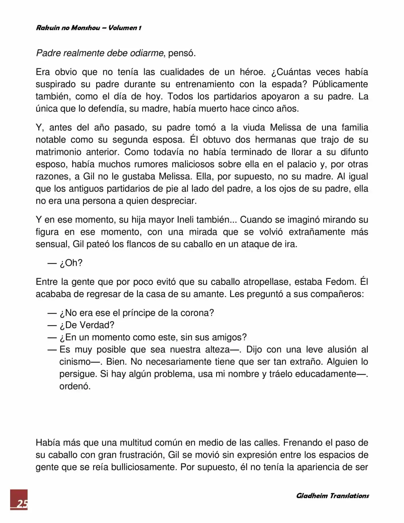 Rakuin No Monshou (Novela) - Capítulo 2 - Página 25 - LectorTMOo