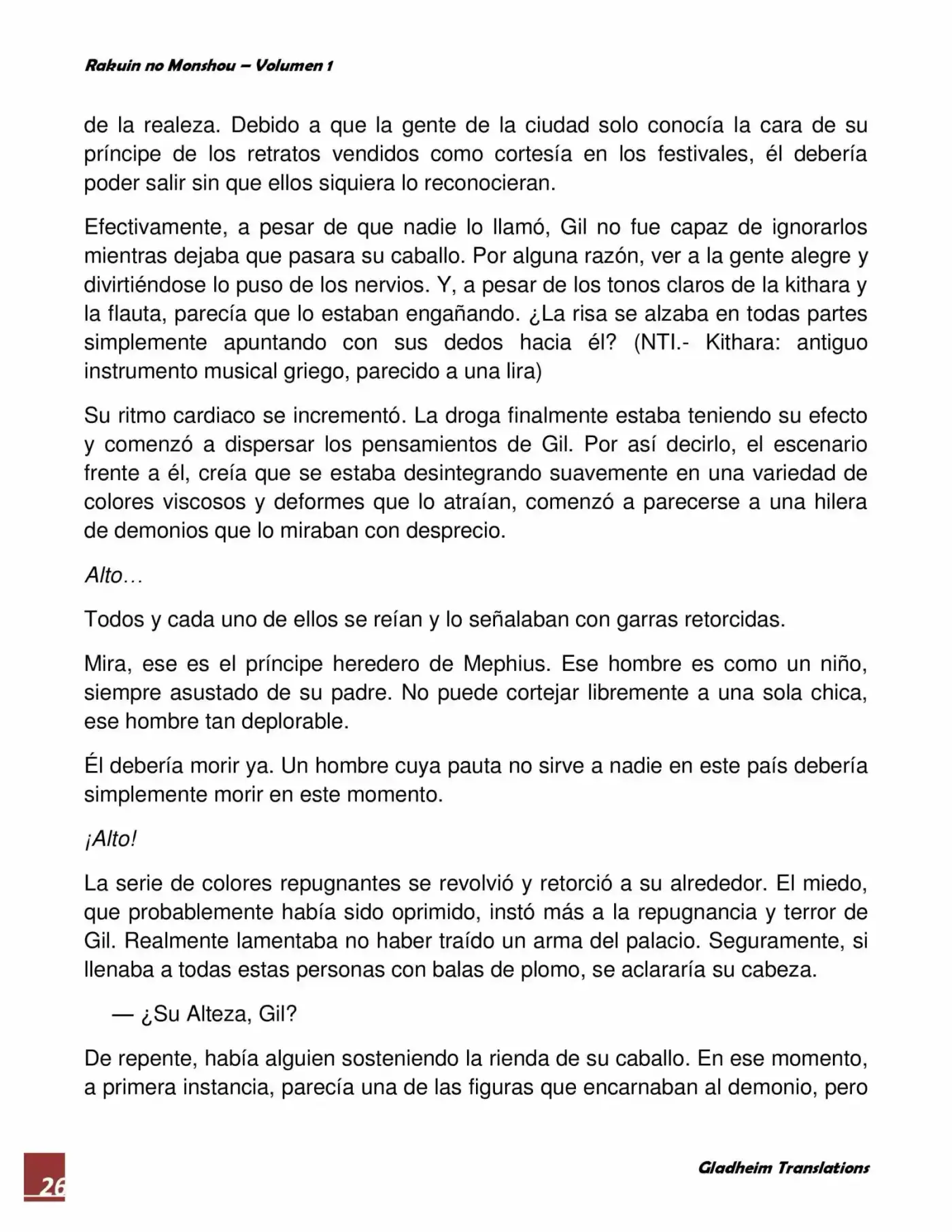 Rakuin No Monshou (Novela) - Capítulo 2 - Página 26 - LectorTMOo