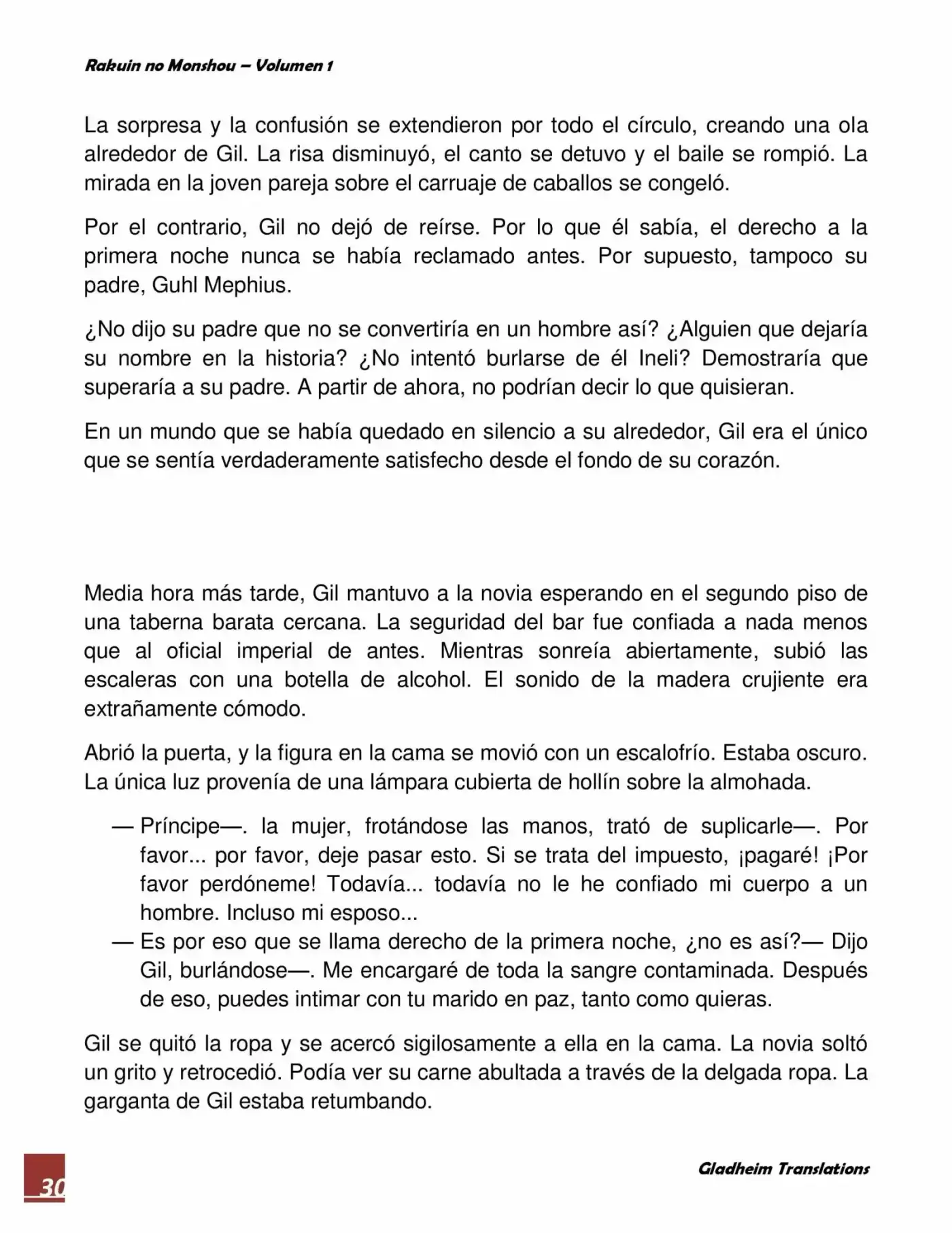 Rakuin No Monshou (Novela) - Capítulo 2 - Página 30 - LectorTMOo