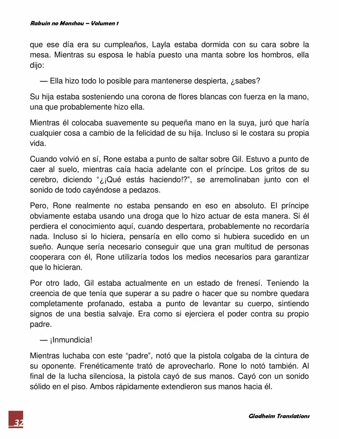 Rakuin No Monshou (Novela) - Capítulo 2 - Página 32 - LectorTMOo