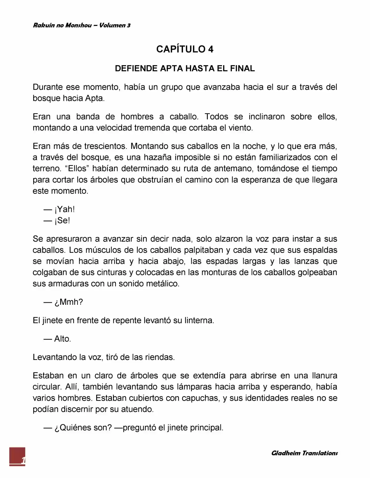 Rakuin No Monshou (Novela) - Capítulo 20 - Página 1 - LectorTMOo