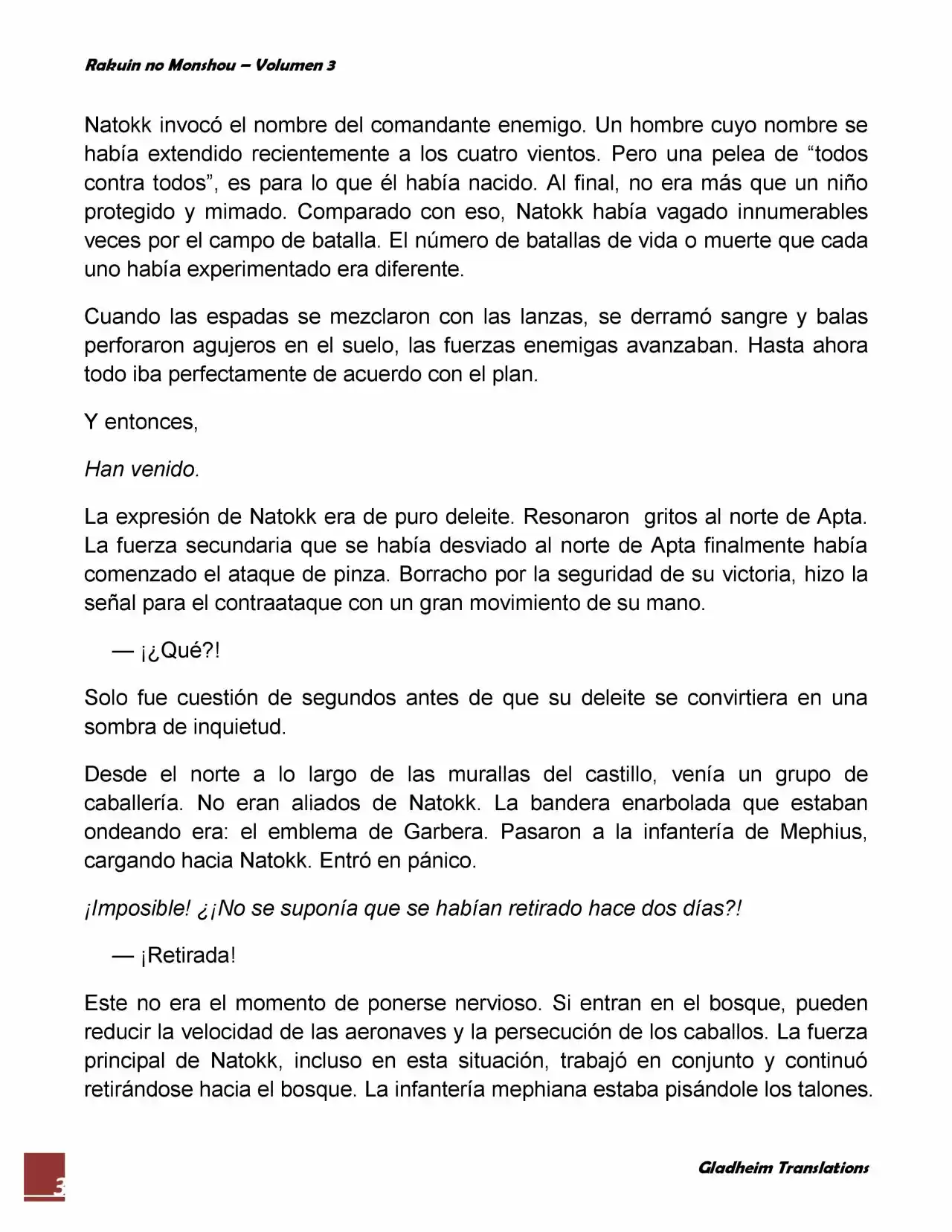 Rakuin No Monshou (Novela) - Capítulo 20 - Página 3 - LectorTMOo