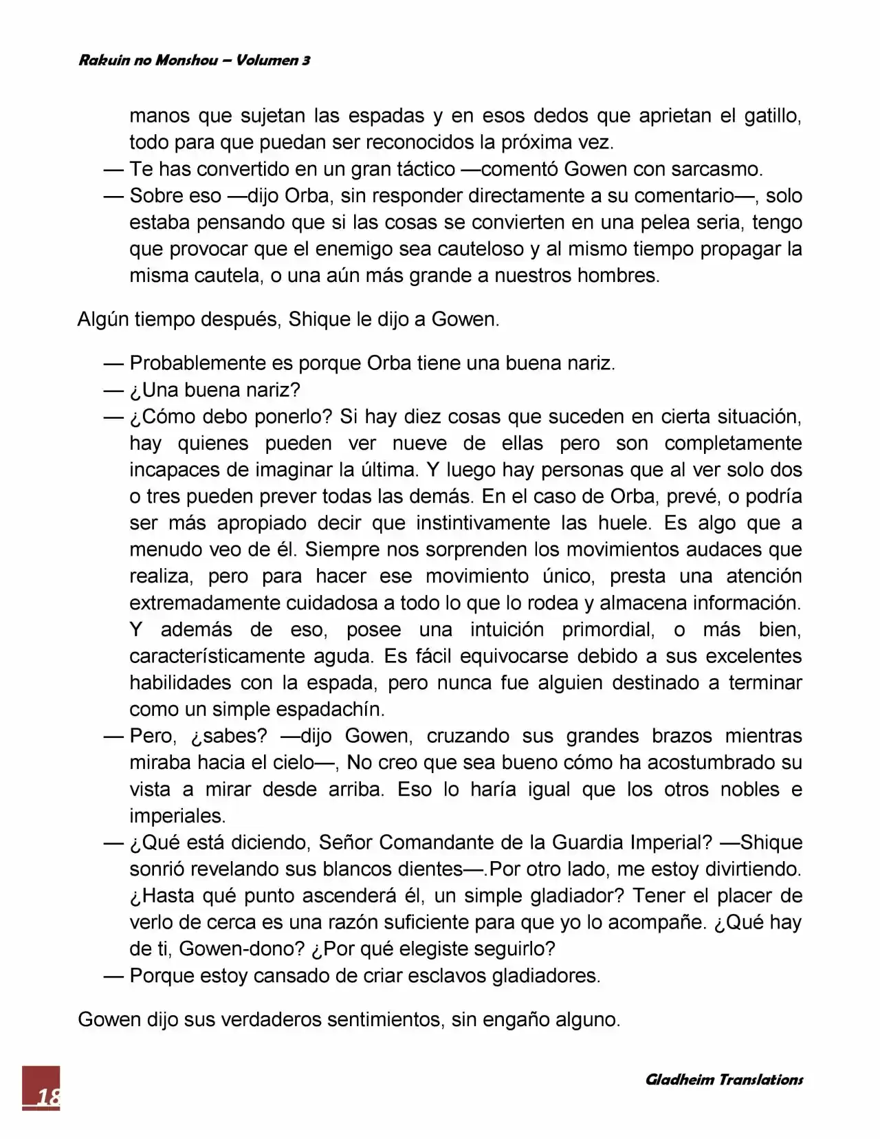 Rakuin No Monshou (Novela) - Capítulo 20 - Página 18 - LectorTMOo