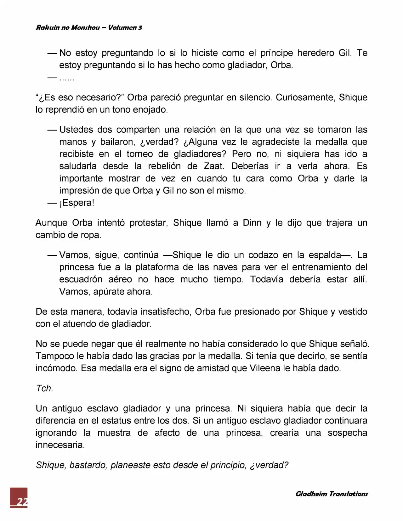 Rakuin No Monshou (Novela) - Capítulo 20 - Página 22 - LectorTMOo