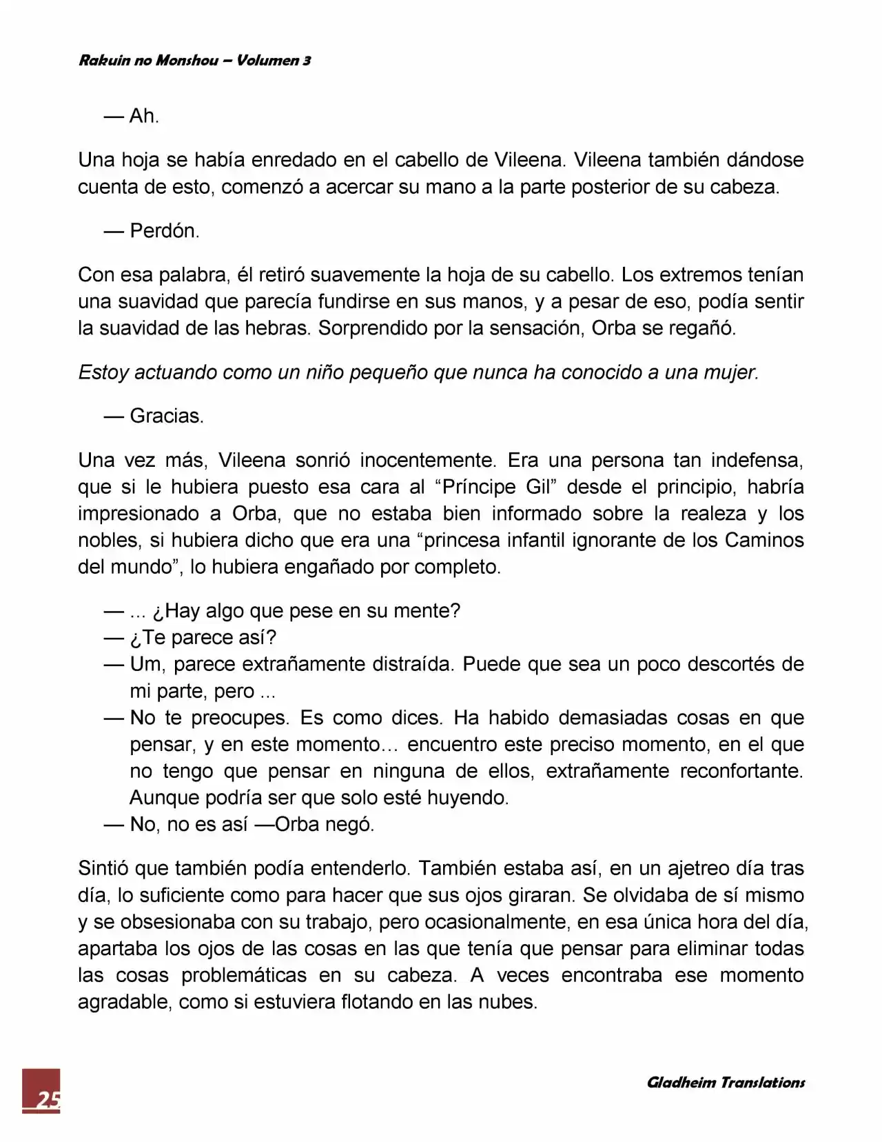 Rakuin No Monshou (Novela) - Capítulo 20 - Página 25 - LectorTMOo