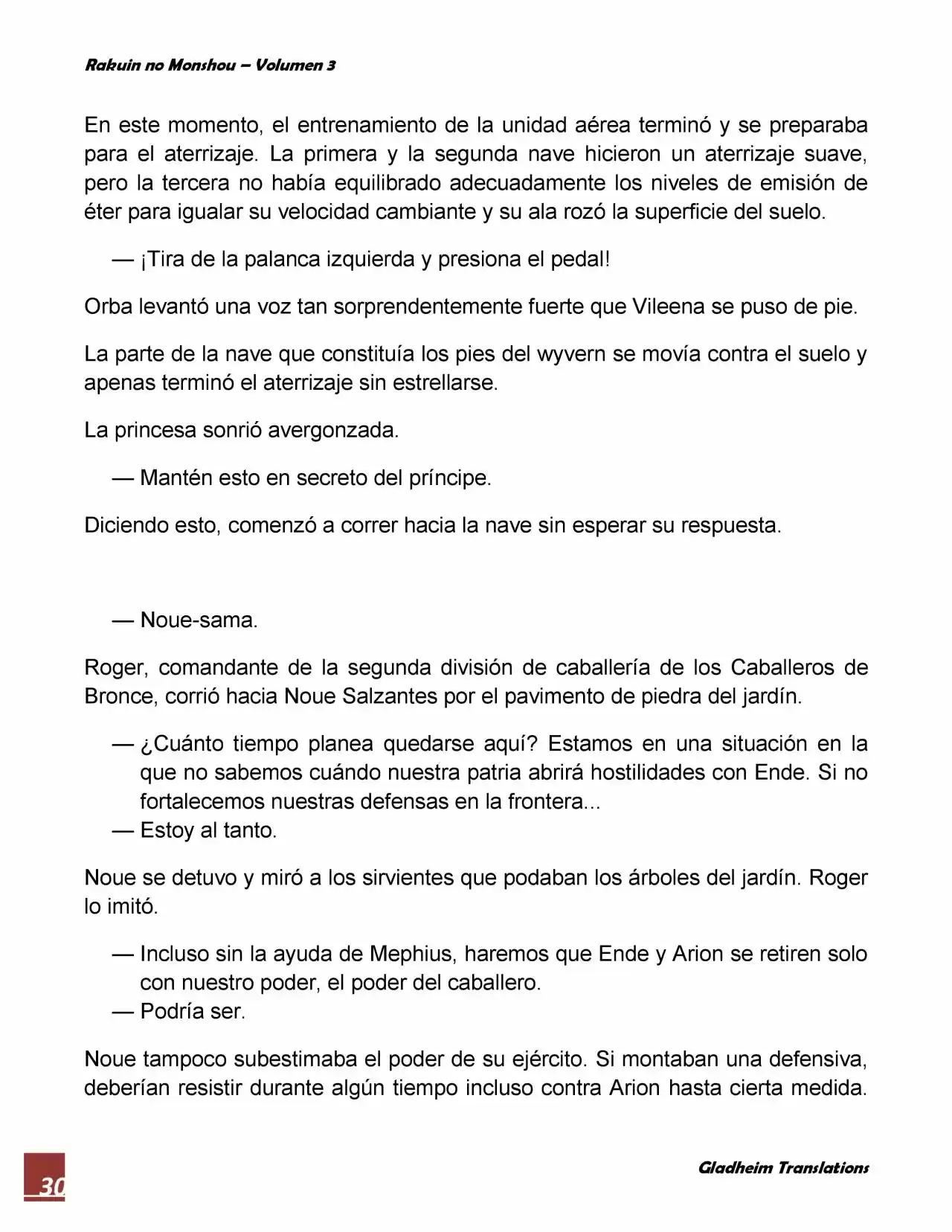 Rakuin No Monshou (Novela) - Capítulo 20 - Página 30 - LectorTMOo