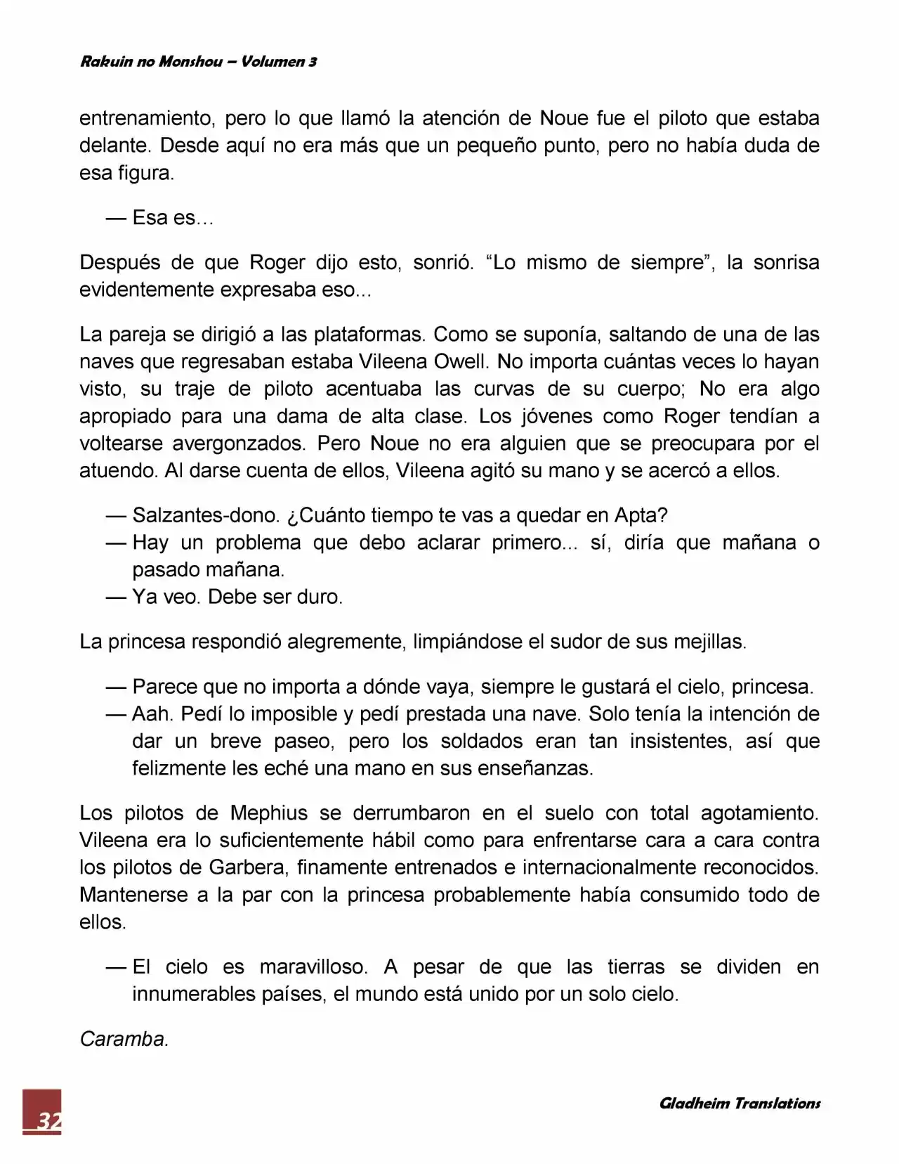 Rakuin No Monshou (Novela) - Capítulo 20 - Página 32 - LectorTMOo