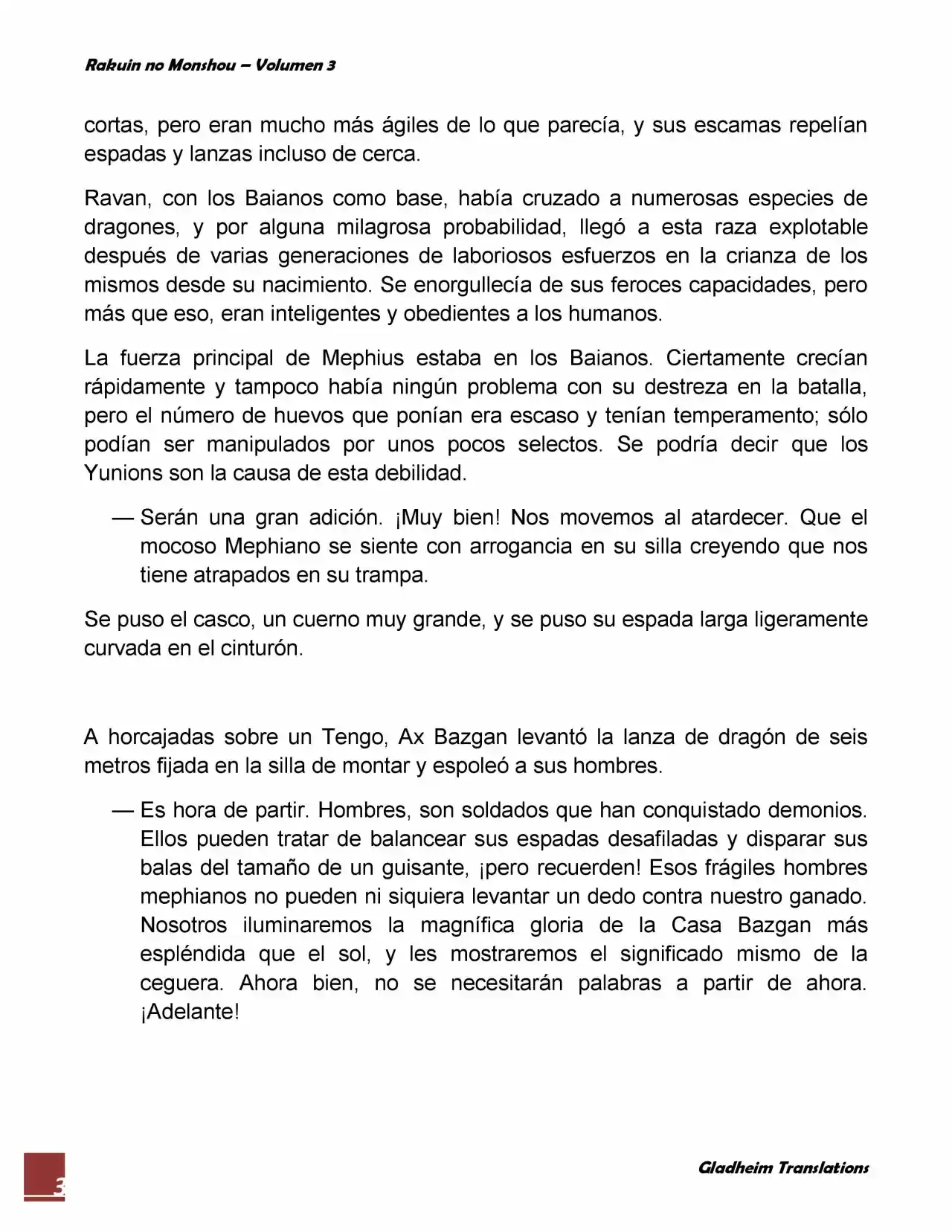 Rakuin No Monshou (Novela) - Capítulo 22 - Página 3 - LectorTMOo