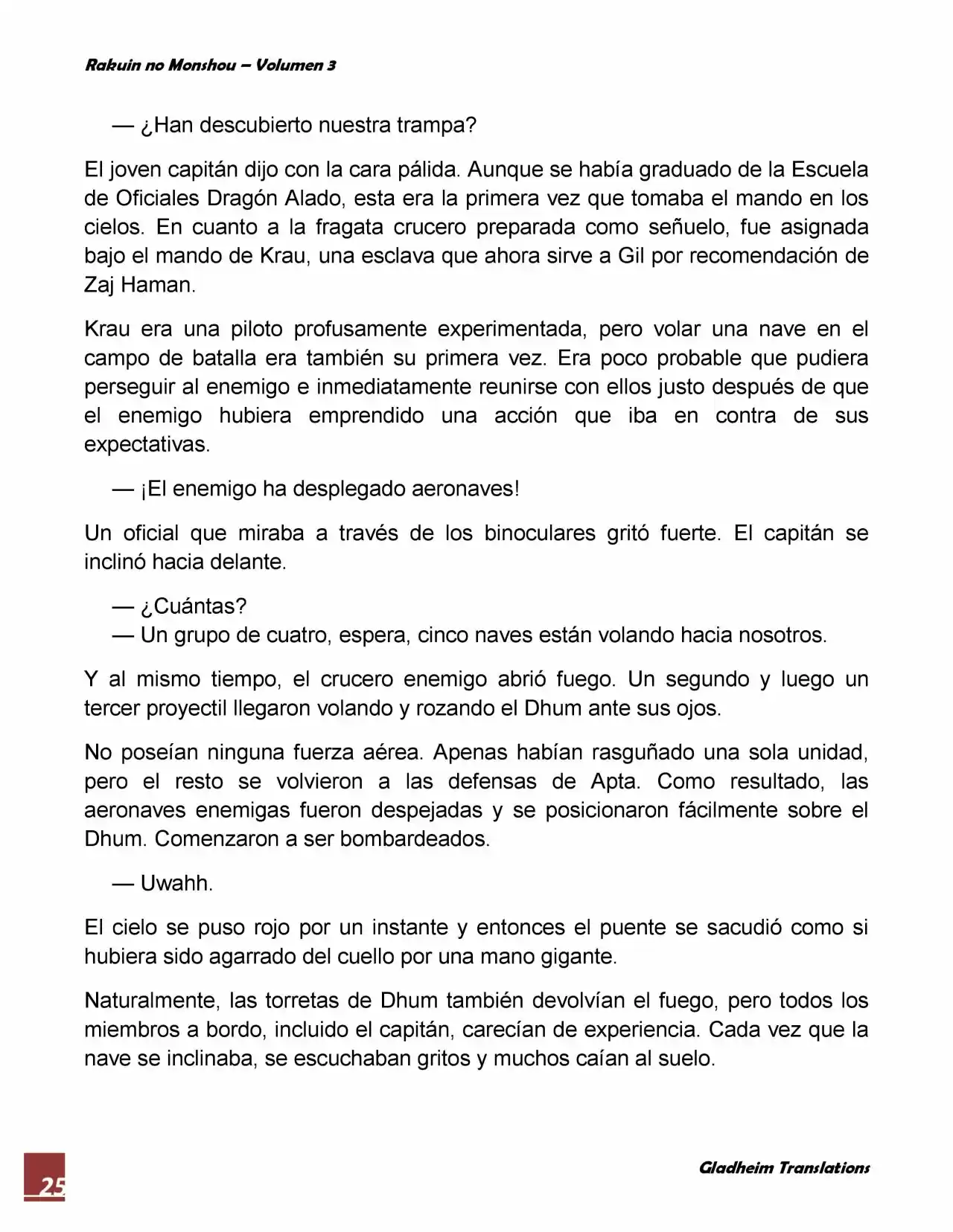 Rakuin No Monshou (Novela) - Capítulo 22 - Página 25 - LectorTMOo