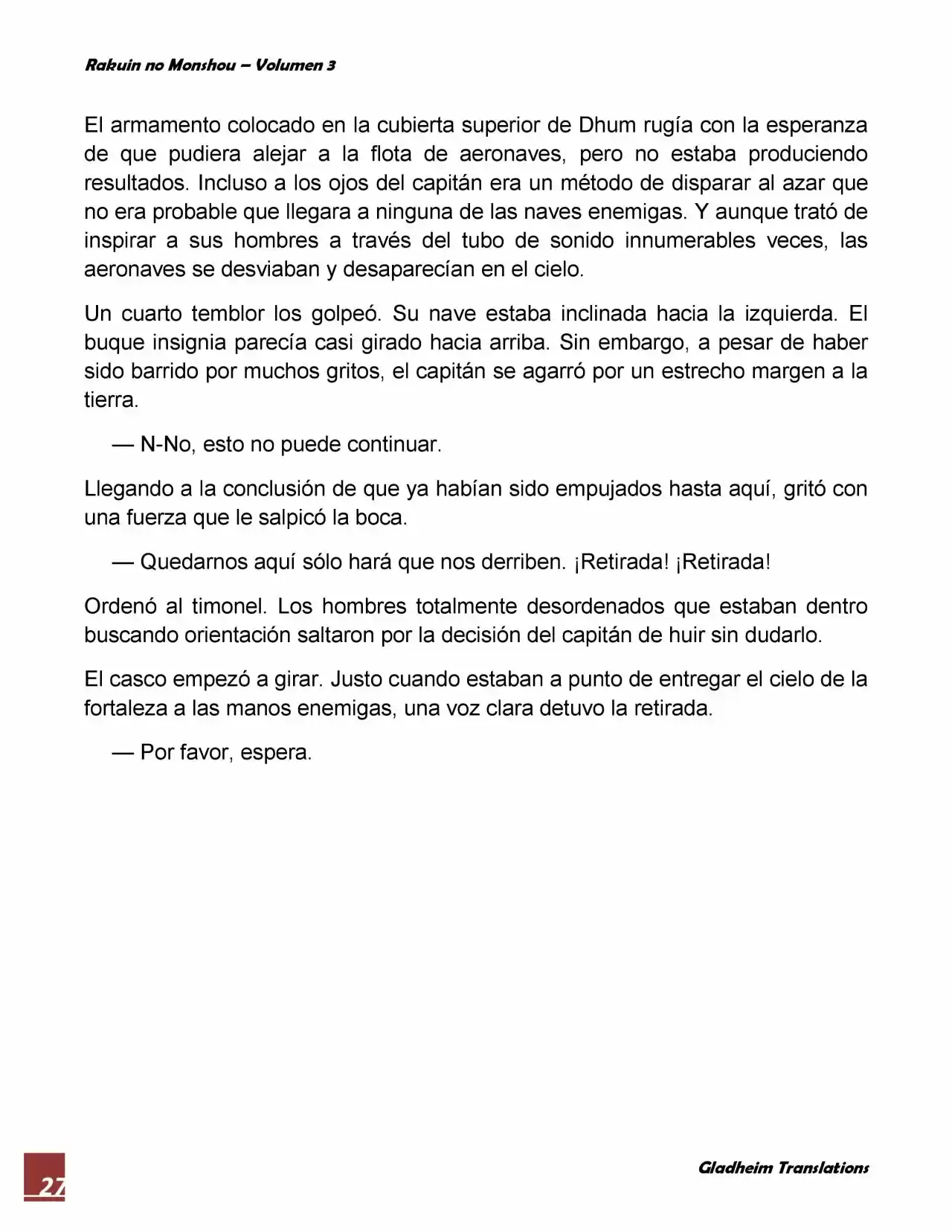 Rakuin No Monshou (Novela) - Capítulo 22 - Página 27 - LectorTMOo