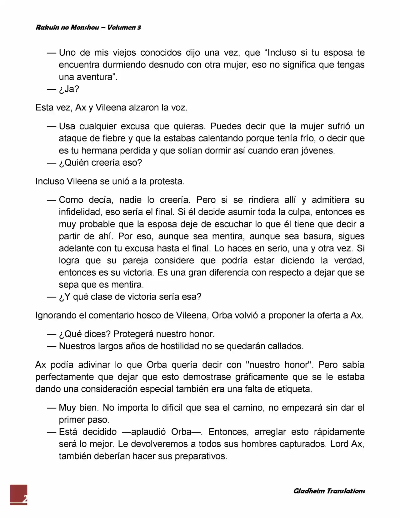 Rakuin No Monshou (Novela) - Capítulo 23 - Página 2 - LectorTMOo