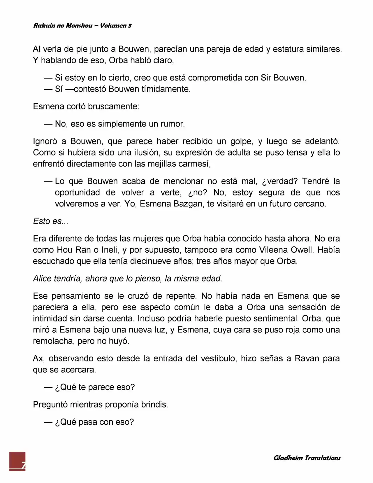 Rakuin No Monshou (Novela) - Capítulo 23 - Página 7 - LectorTMOo