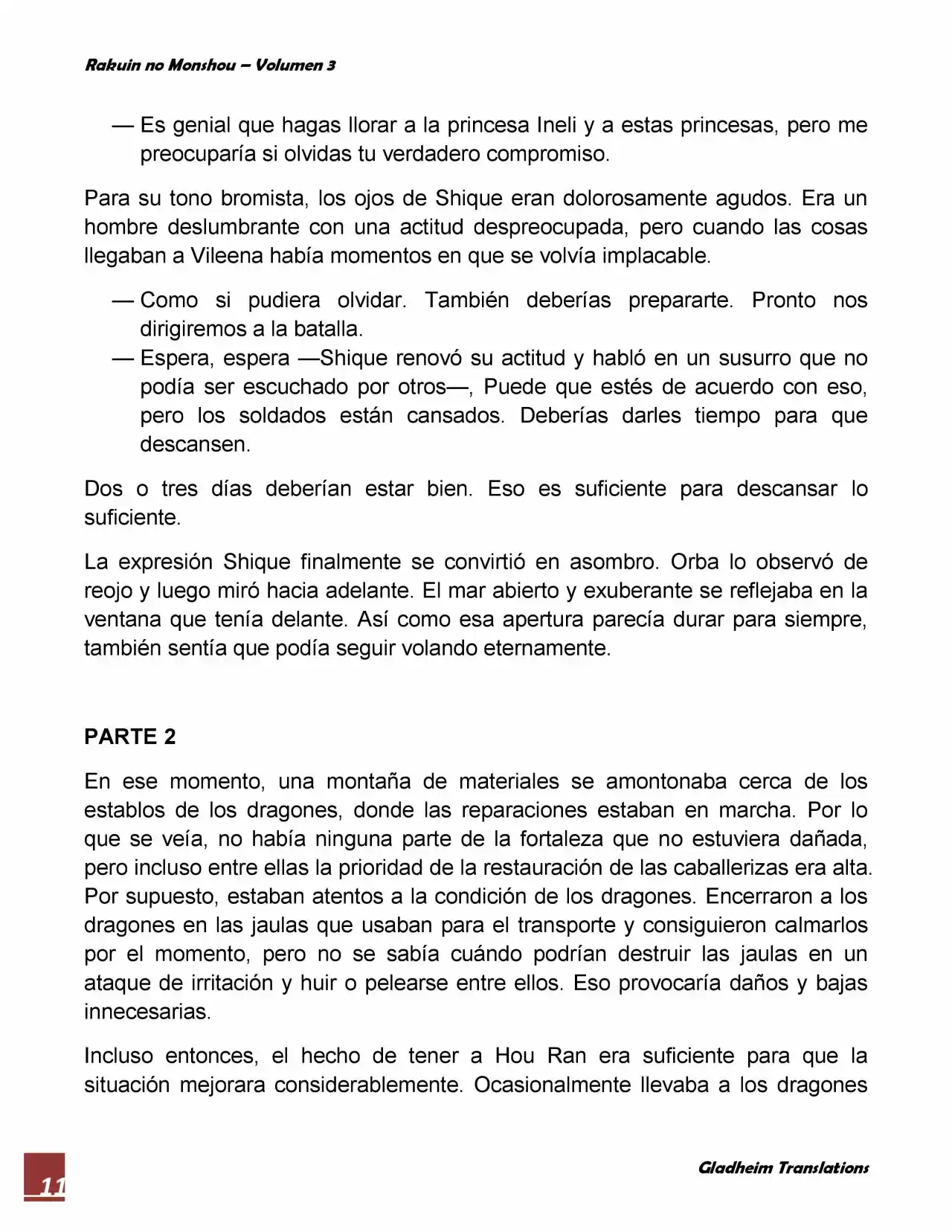 Rakuin No Monshou (Novela) - Capítulo 23 - Página 11 - LectorTMOo