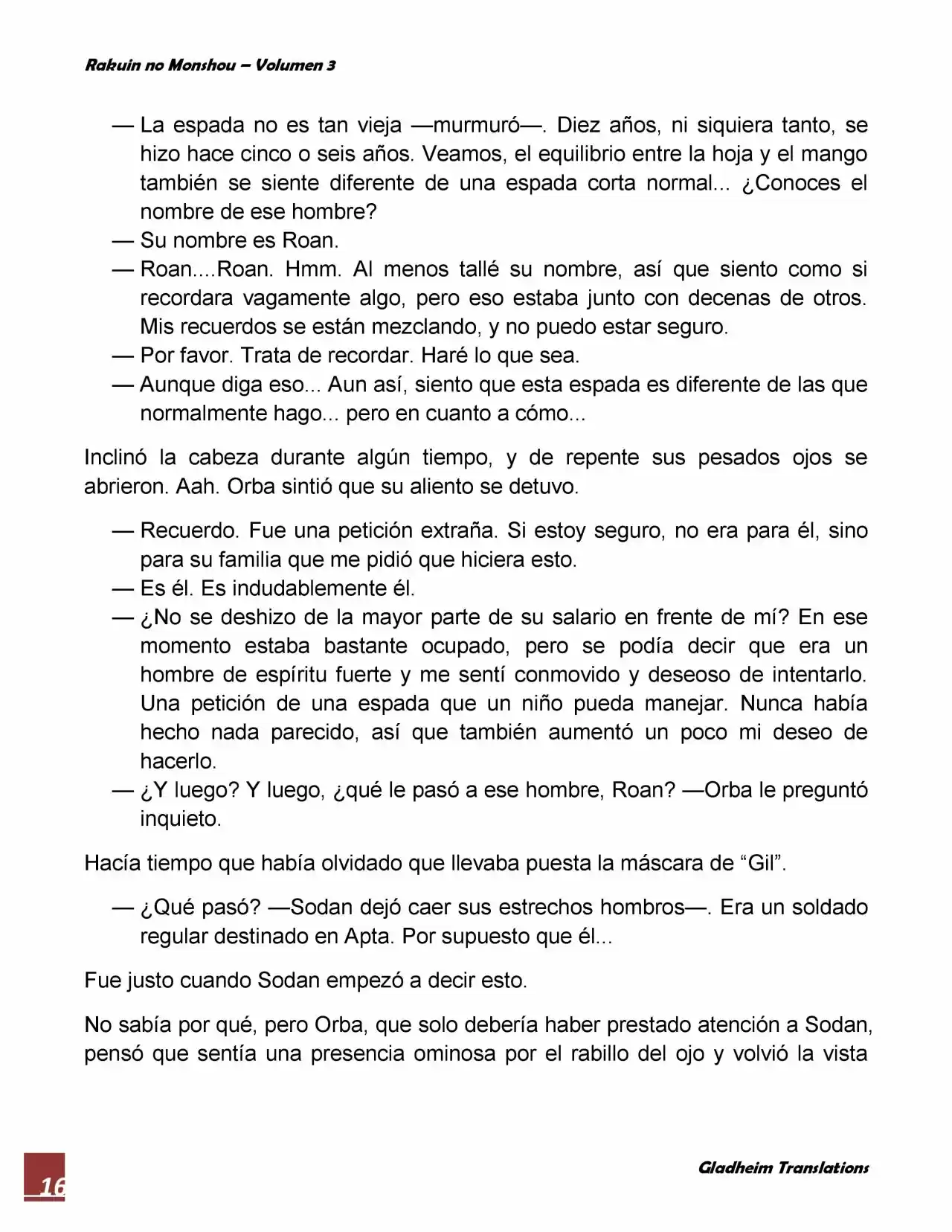 Rakuin No Monshou (Novela) - Capítulo 23 - Página 16 - LectorTMOo