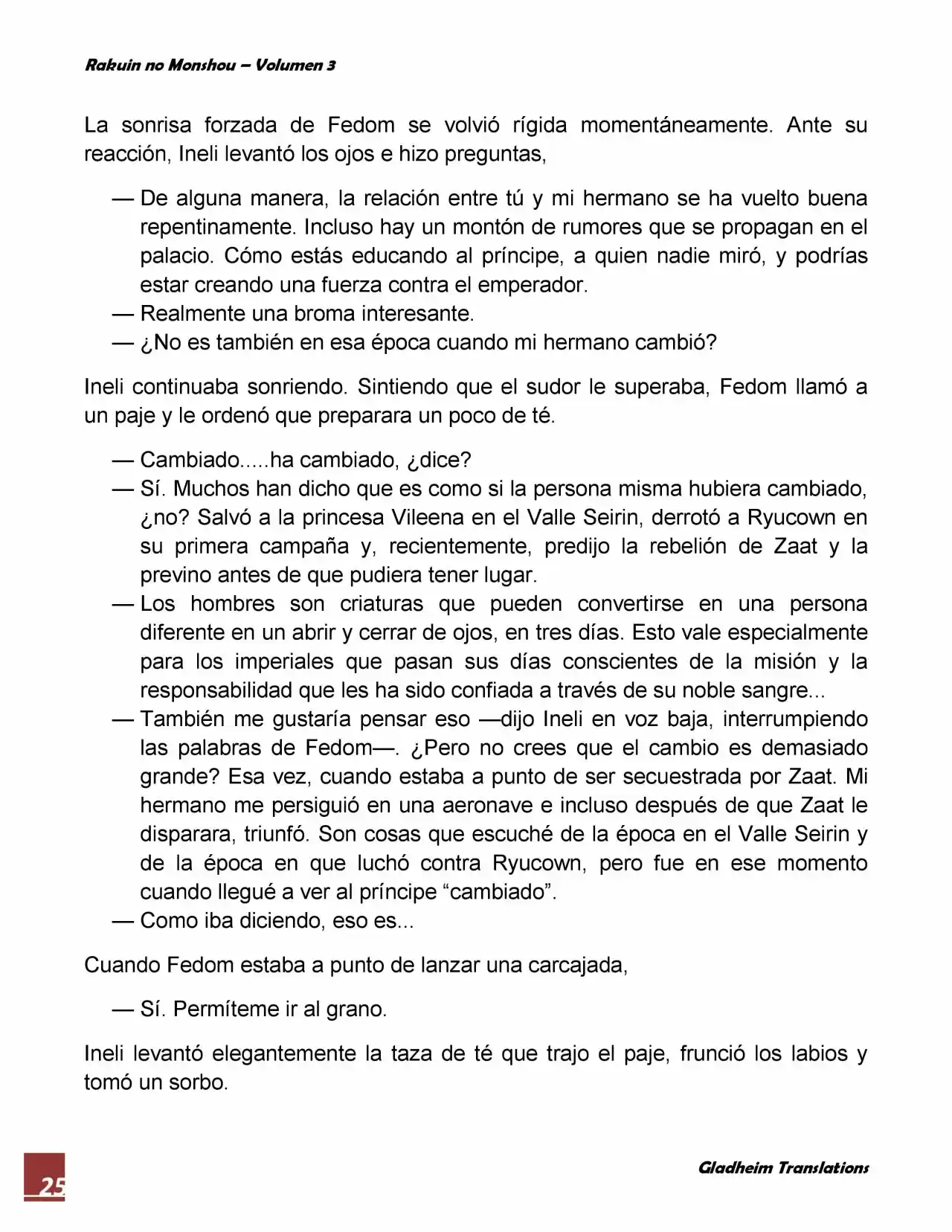 Rakuin No Monshou (Novela) - Capítulo 23 - Página 25 - LectorTMOo