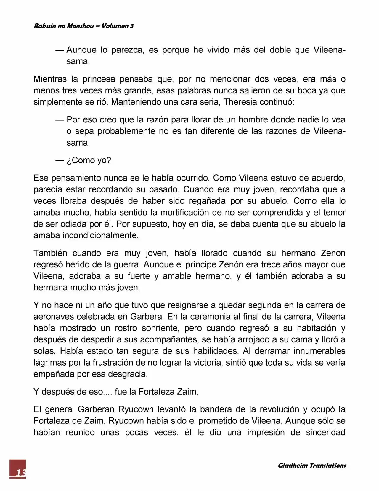 Rakuin No Monshou (Novela) - Capítulo 24 - Página 13 - LectorTMOo